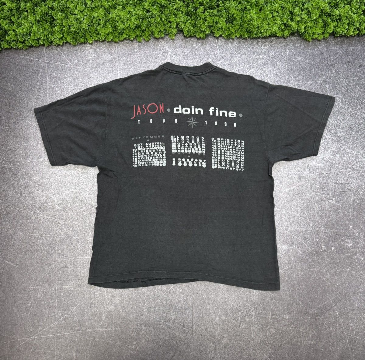 Band Tees Vintage 1990 Jason Donovan Doin Fine T Shirt Rock Band Size US L / EU 52-54 / 3 - 2 Thumbnail