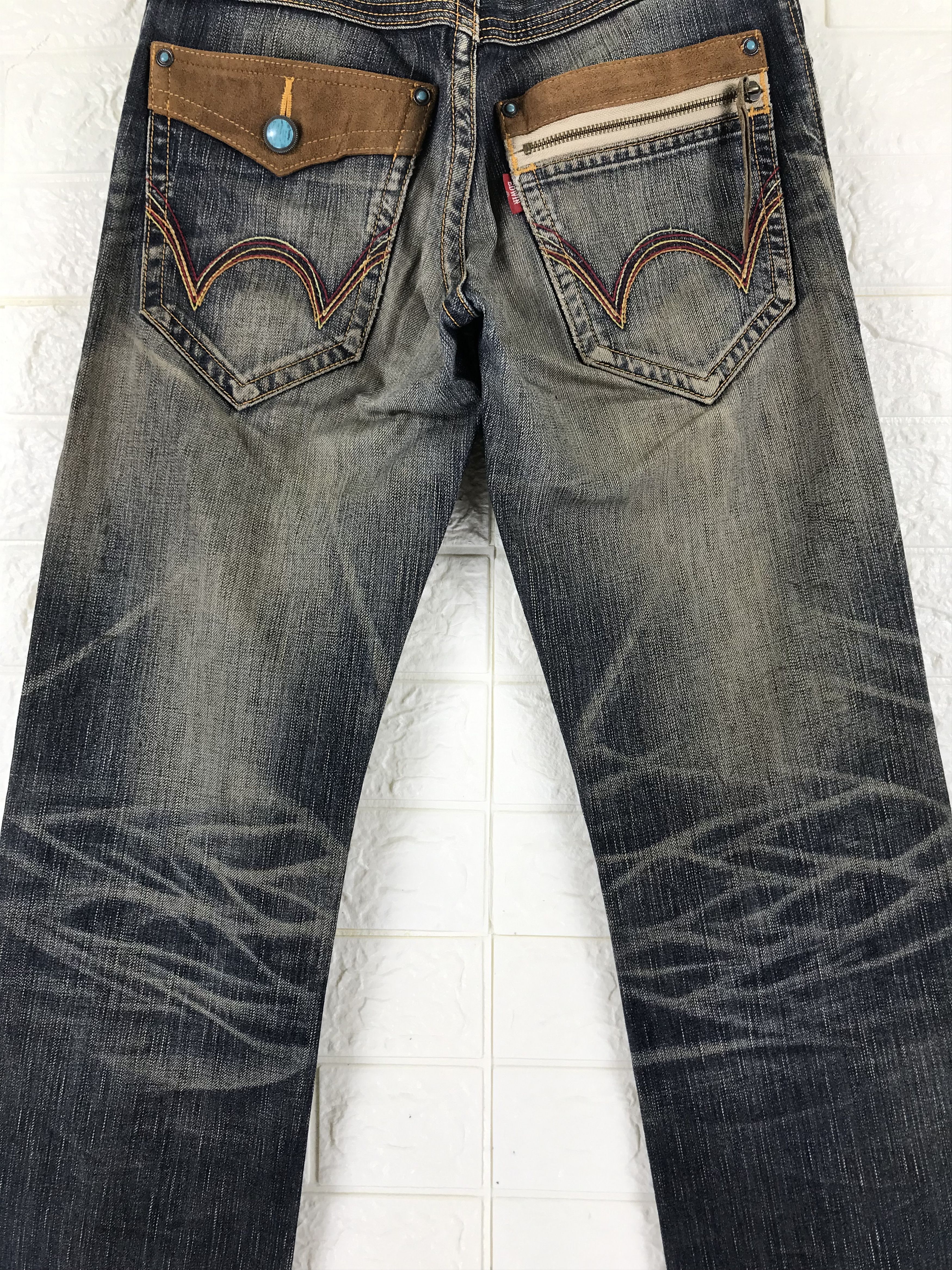 Edwin Vintage Edwin 503 Rusty Washed Flare Jeans Size 27" / US 4 / IT 40 - 7 Thumbnail