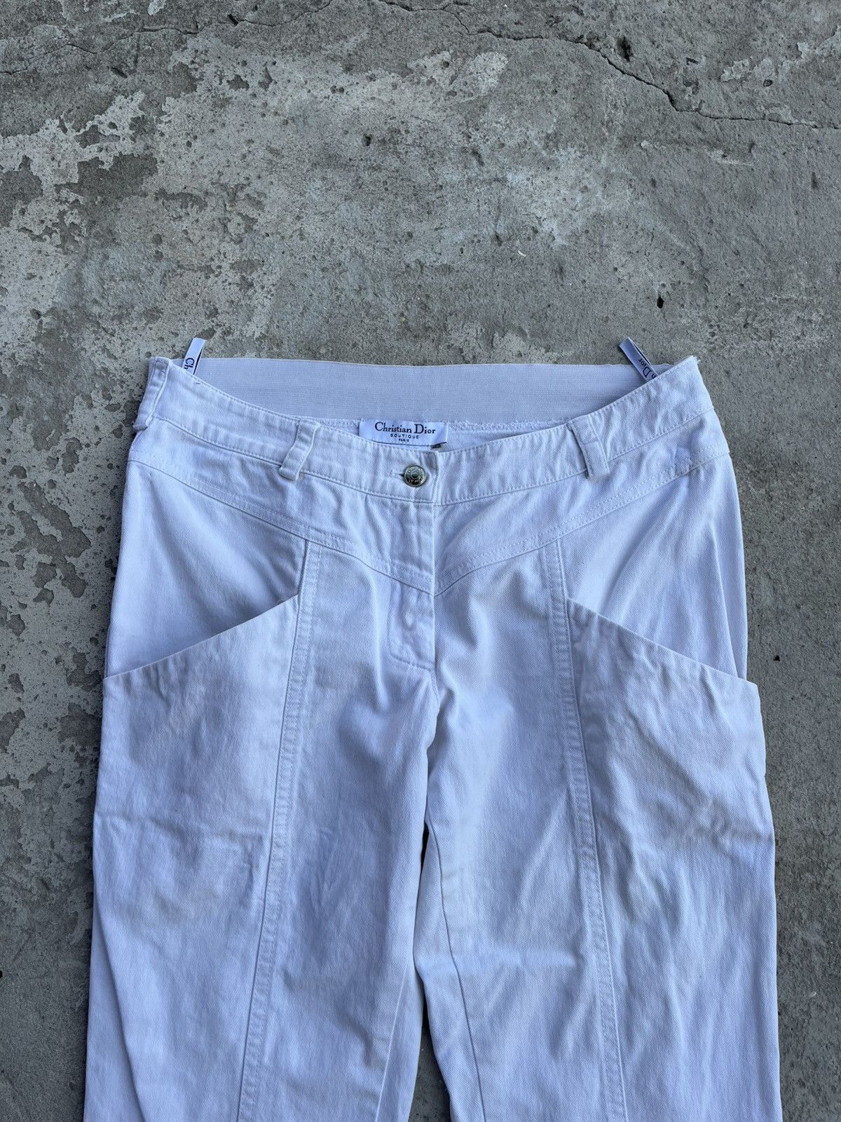 Dior × John Galliano SS2005 Christian Dior by John Galliano Jeans Denim Pants Y2K Size 28" / US 6 / IT 42 - 3 Thumbnail
