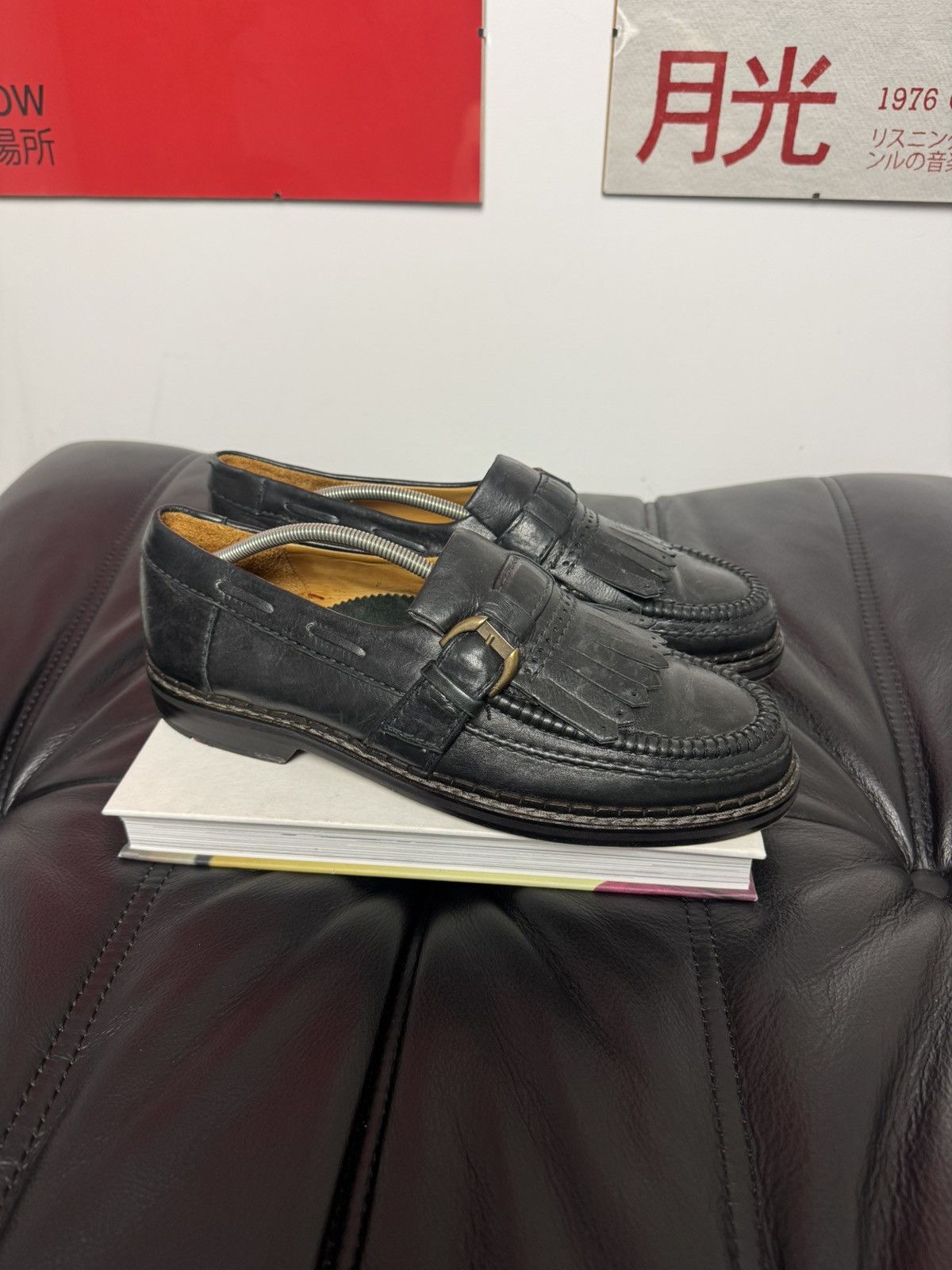 Leather Rare Vintage Avant Garde Platform Derby Boots Grail Loafers Size US 9 / EU 42 - 1 Thumbnail