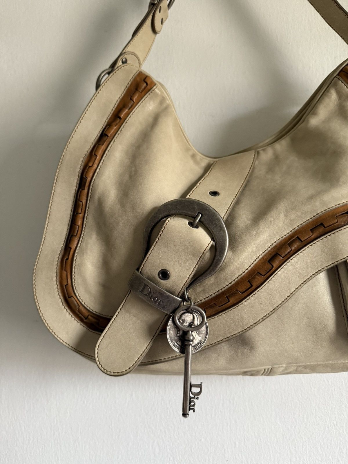 Dior 2007 Dior Gaucho Saddle bag John Galliano Era Size ONE SIZE - 6 Thumbnail