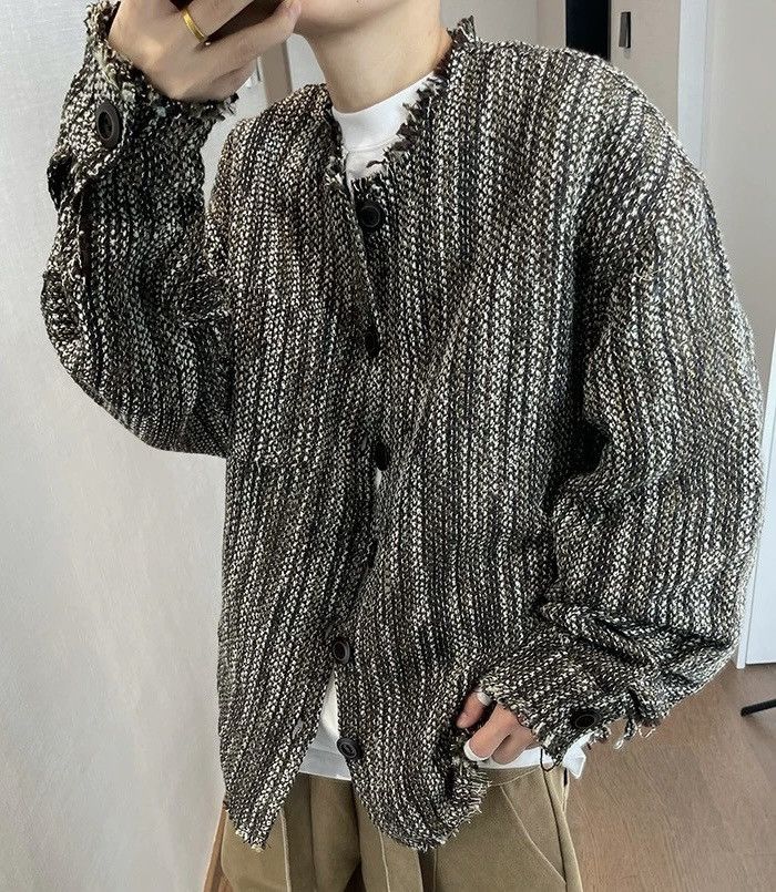 Japanese Brand × Vintage Retro fashion y2k oversized distressed frayed raw jacket Size US M / EU 48-50 / 2 - 3 Thumbnail