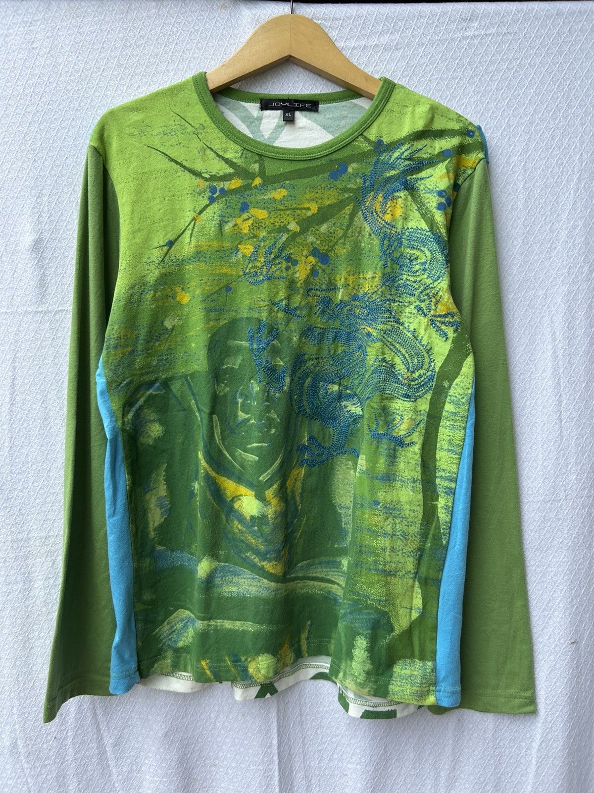 Japanese Brand JOYLIFE Japanese sukajan t shirt longsleeve Size US L / EU 52-54 / 3 - 3 Thumbnail