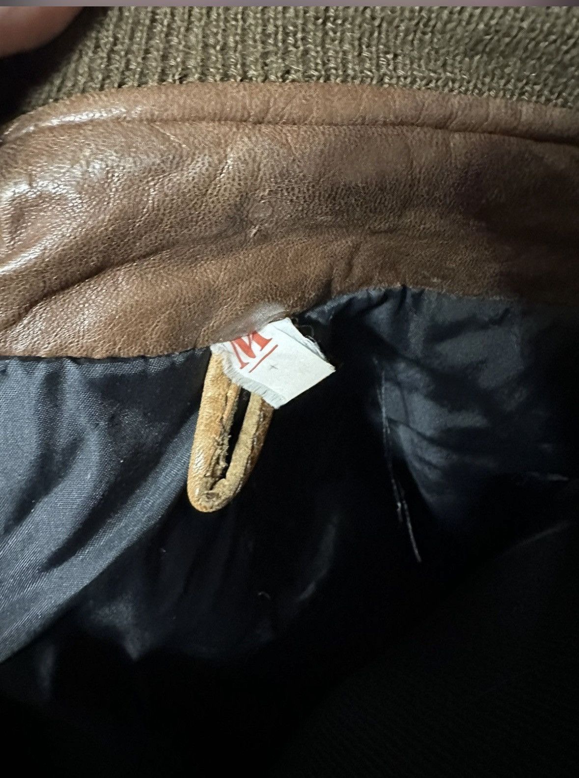 Vintage Vintage Eight Ball Leather Jacket 90’s Distressed PoolHall Size US M / EU 48-50 / 2 - 15 Thumbnail