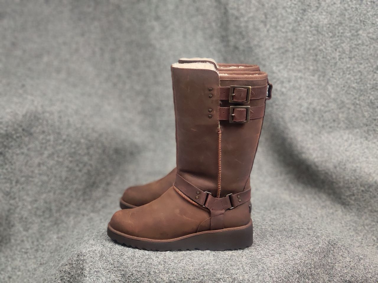 Ugg UGG Jasper Waterproof Leather Winter Fur-lined buckles Boots Size US 6 / IT 36 - 8 Thumbnail