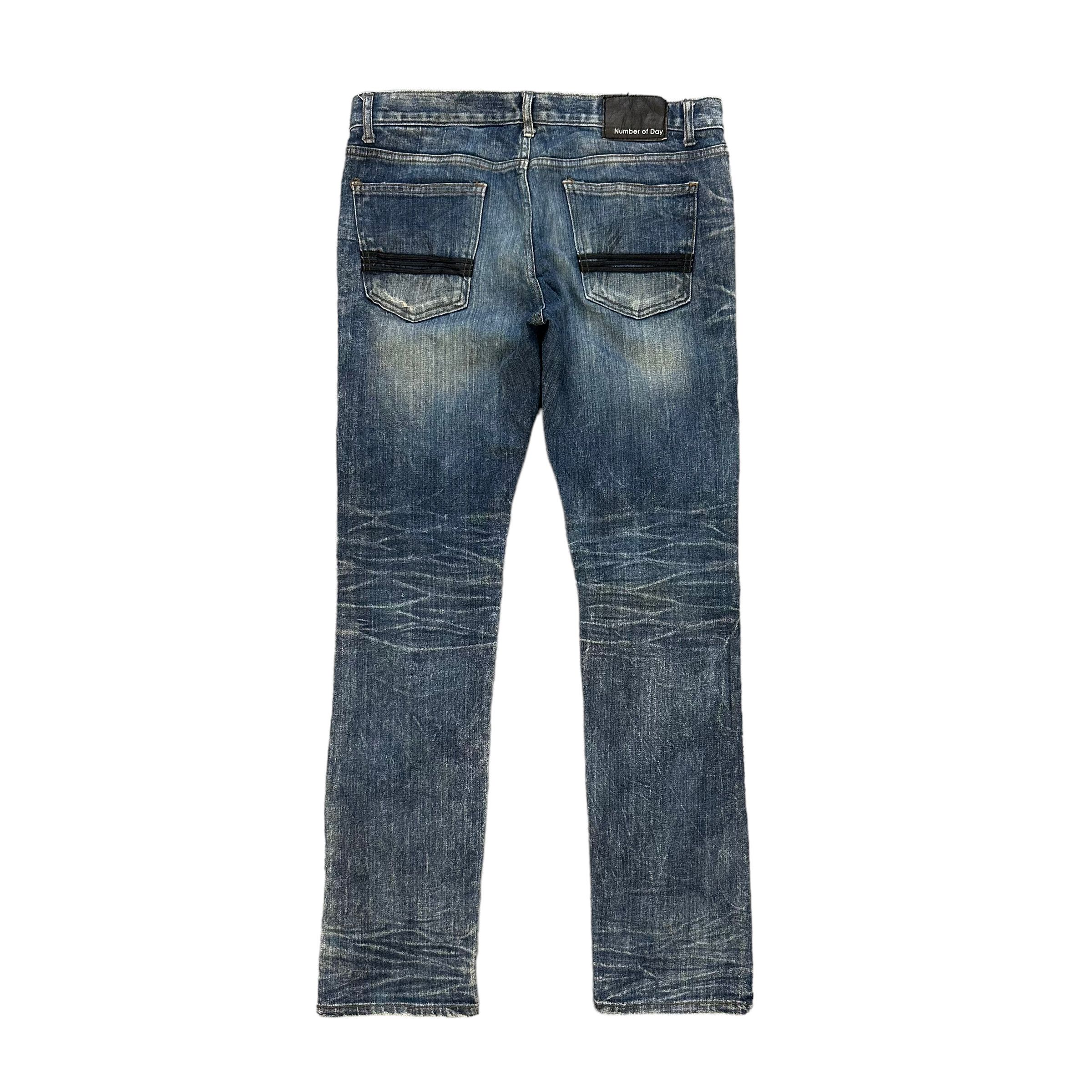 Other THE NUMBER OF DAY COMPANY JEANS DENIM PANT #8515-012 Size 34" / US 12 / IT 48 - 10 Thumbnail