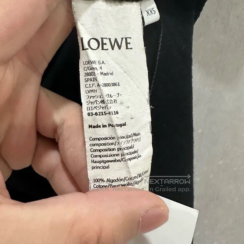 Loewe Loewe Embroidered Logo Printed Fake Pocket Round Neck Shor Size XXS / US 00 / IT 34 - 6 Thumbnail
