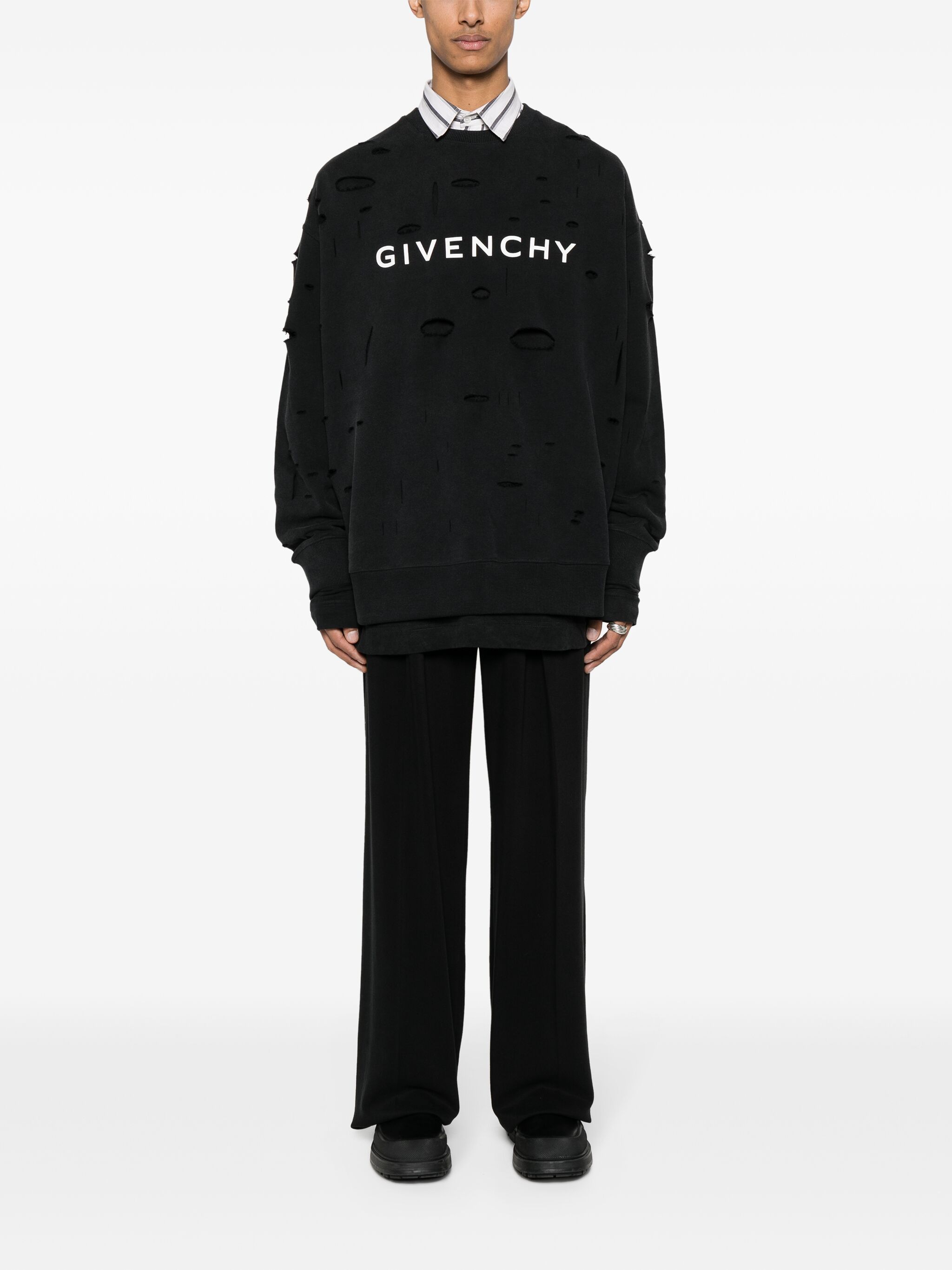 Givenchy o1srvl11e1224 Sweatshirt in Black Size US S / EU 44-46 / 1 - 2 Thumbnail