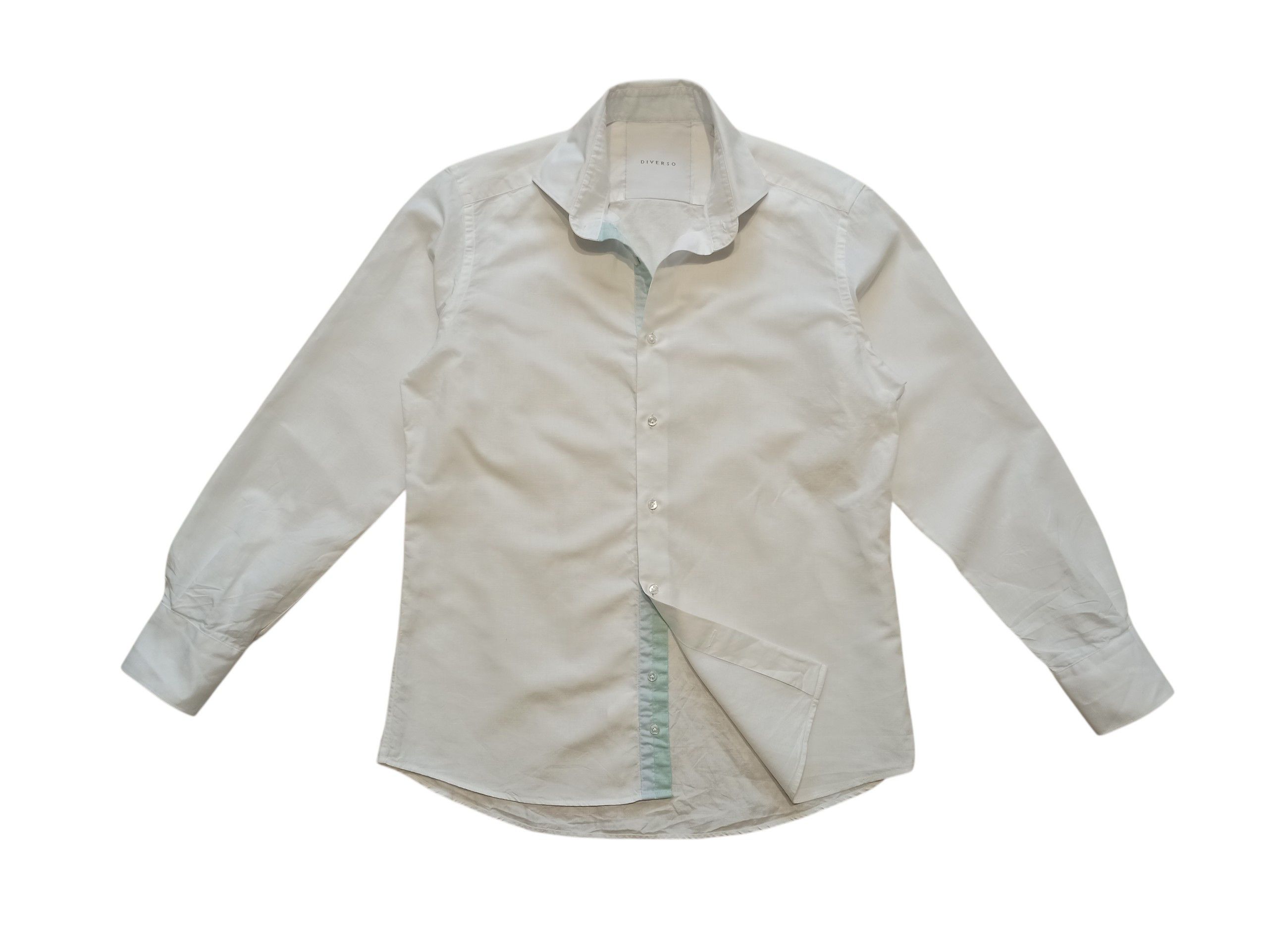 Other Diverso London White Cotton Linen Shirt Italy NWOT L Size US L / EU 52-54 / 3 - 1 Thumbnail