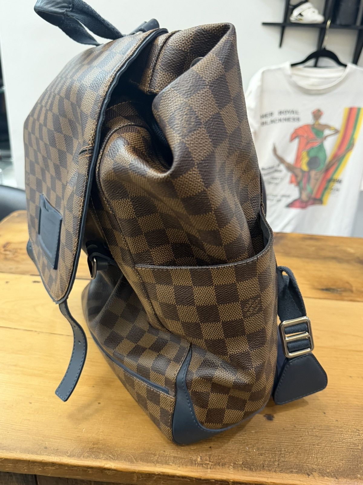 Louis Vuitton Louis Vuitton Damier Ebene Runner Backpack - Size ONE SIZE - 4 Thumbnail