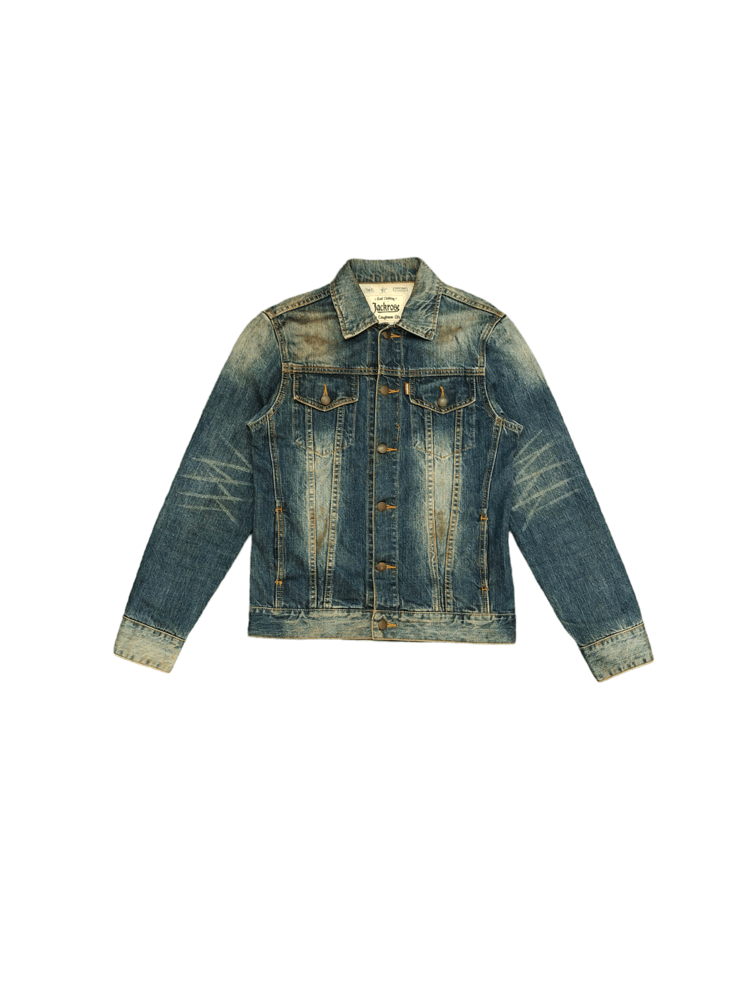 If Six Was Nine Japanese Brand Jackrose Type Three Trucker Denim Jackets Size US S / EU 44-46 / 1 - 2 Thumbnail