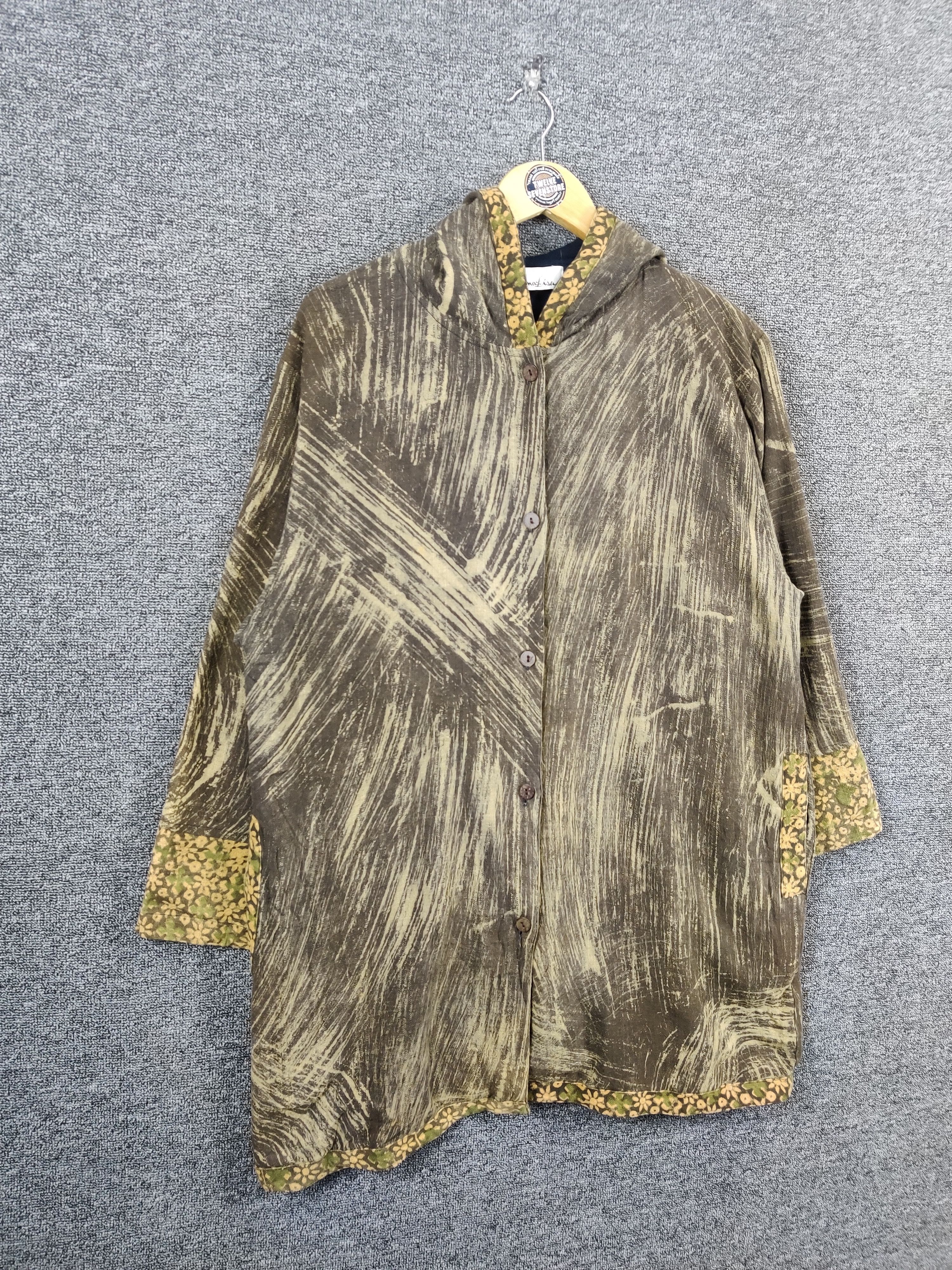 Japanese Brand Monalisa Abstract Art Floral Accents Hoodie Jacket Size US L / EU 52-54 / 3 - 5 Thumbnail