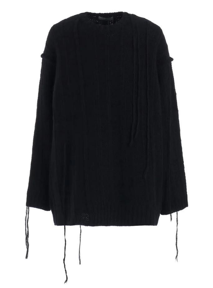 Yohji Yamamoto yohji yamamoto POUR HOMME STRIPE SWITCHING ROUND NECK Size US L / EU 52-54 / 3 - 1 Thumbnail