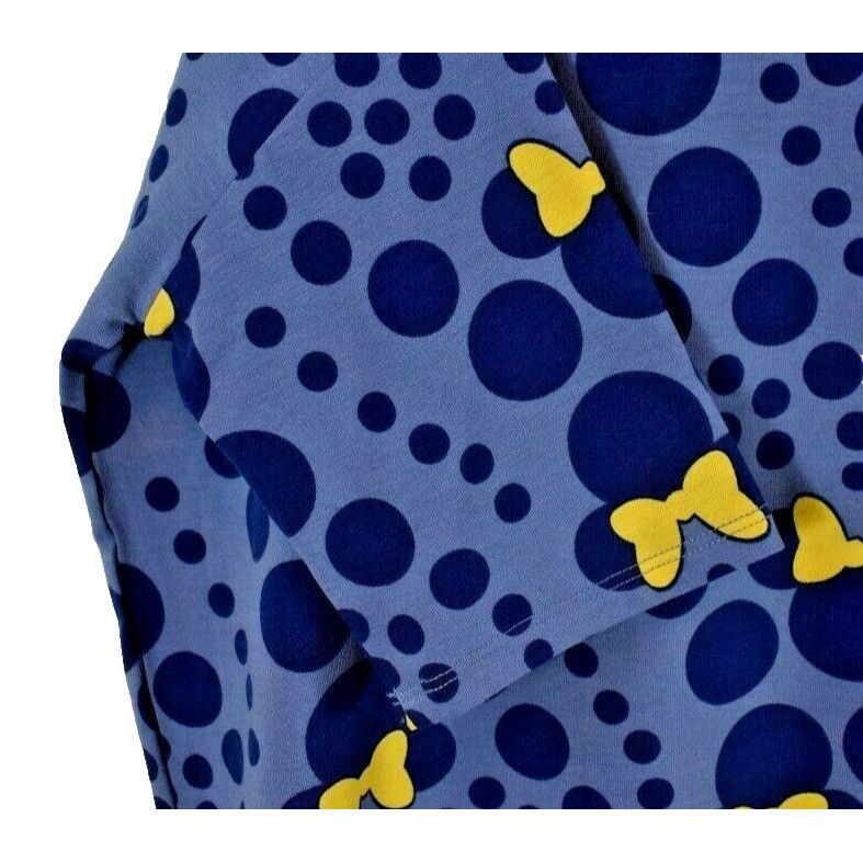Other LuLaRoe Misses Small Disney Blue Minnie Mouse Short Sleeve I Size S / US 4 / IT 40 - 4 Thumbnail