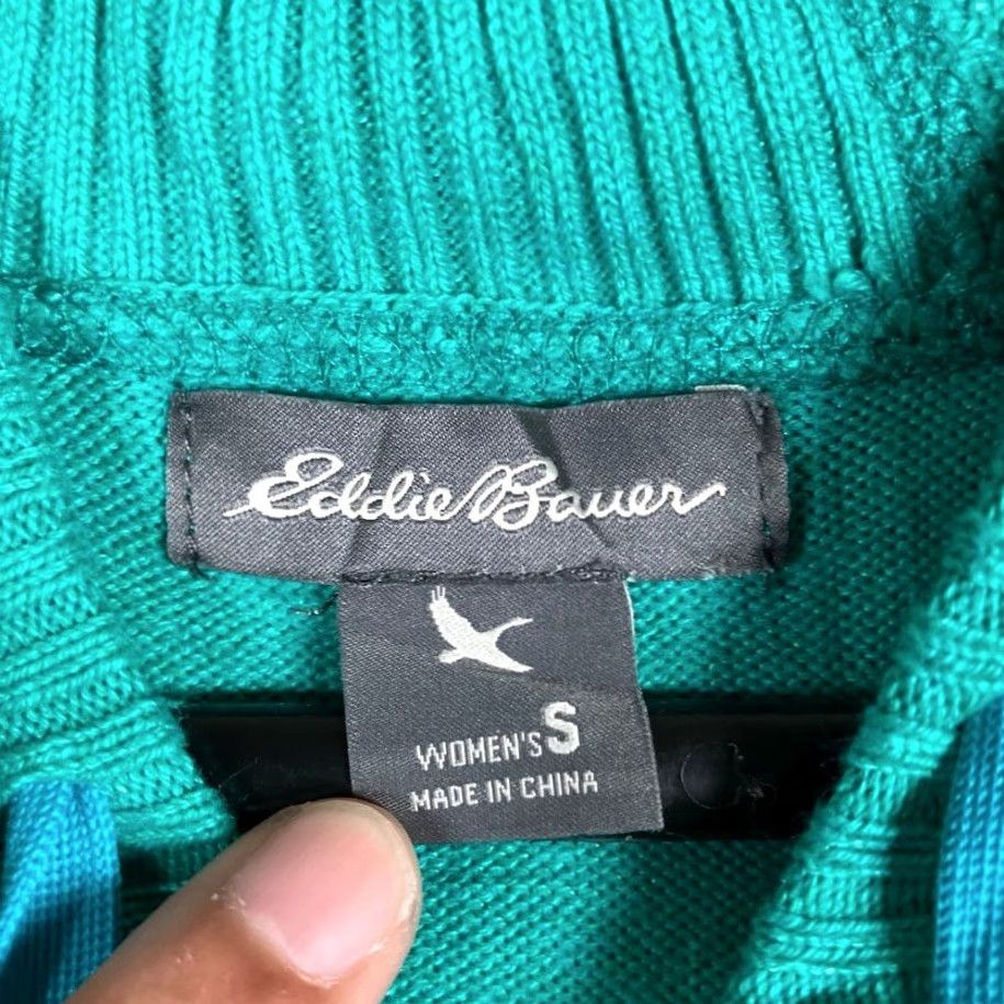 Eddie Bauer Eddie Bauer Womens Jacket Turquoise Full Zip Hooded Stretch Small Size S / US 4 / IT 40 - 6 Thumbnail