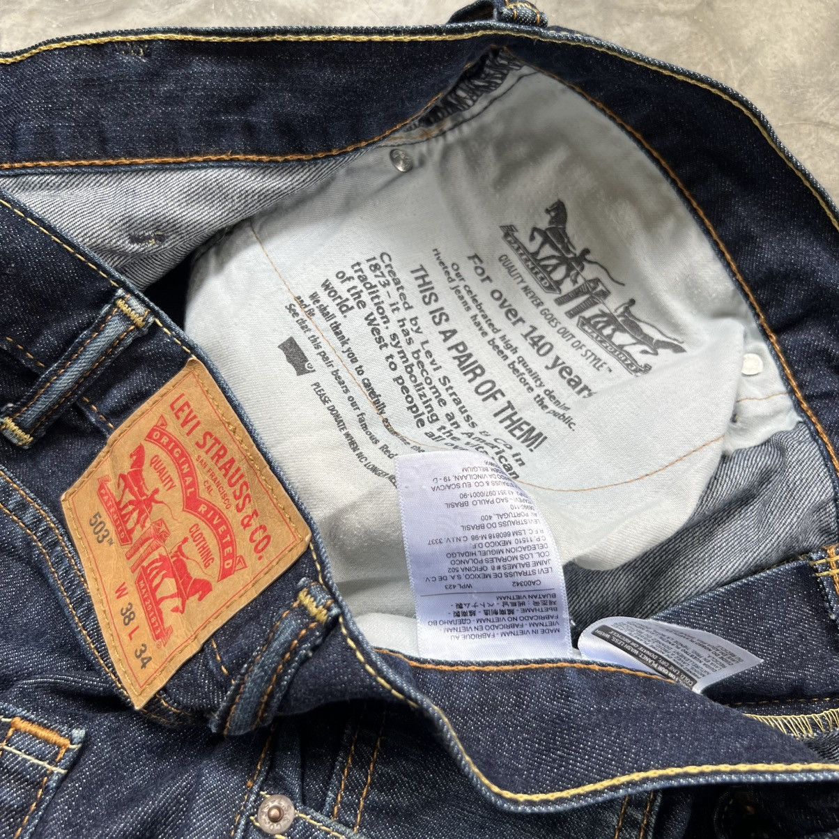 Levi's Levi’s 503 Indigo Blue Jeans Size US 38 / EU 54 - 8 Thumbnail