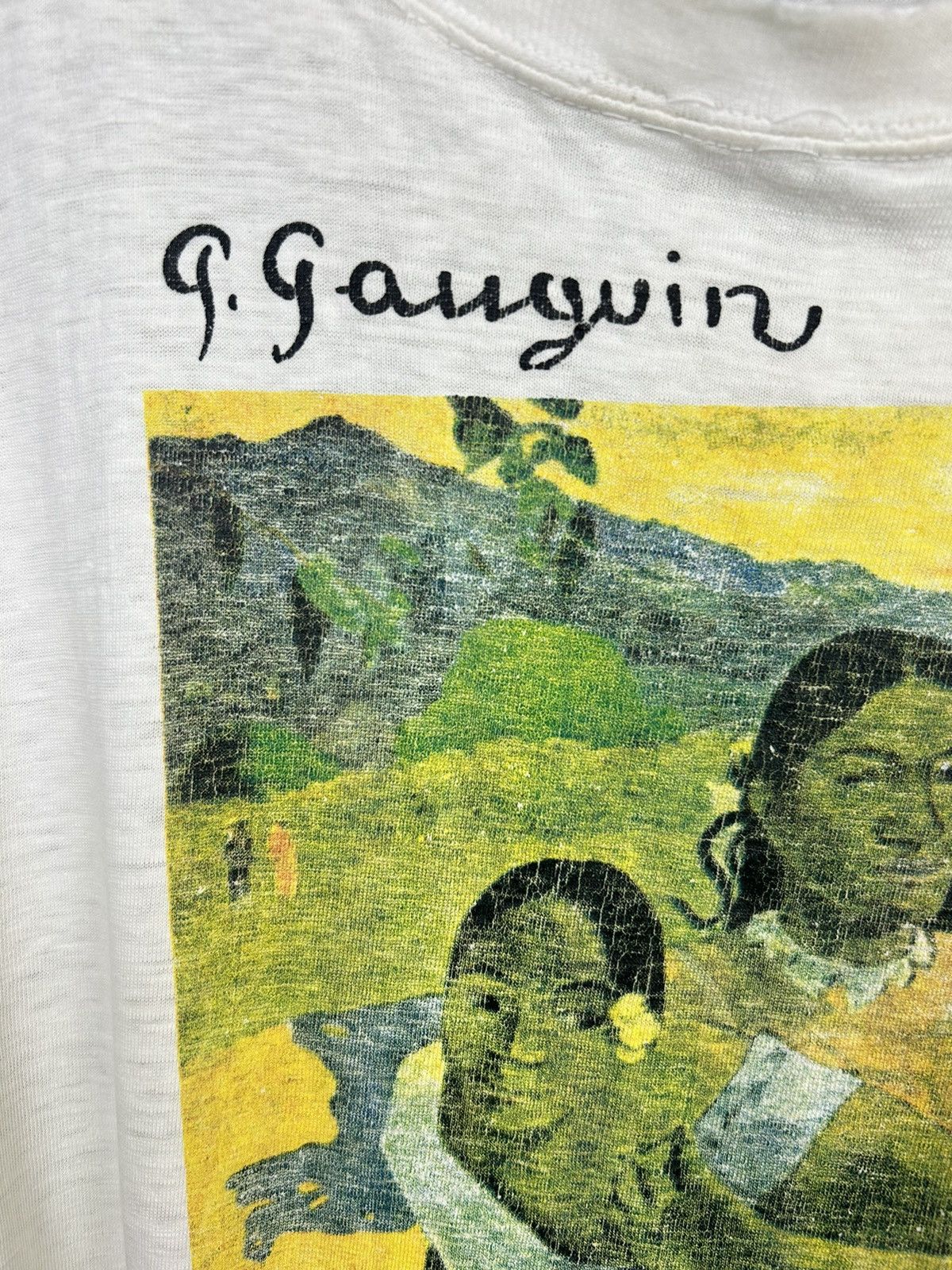 Vintage Vintage Gaugin Tahiti Marquises T shirt Size US L / EU 52-54 / 3 - 12 Thumbnail