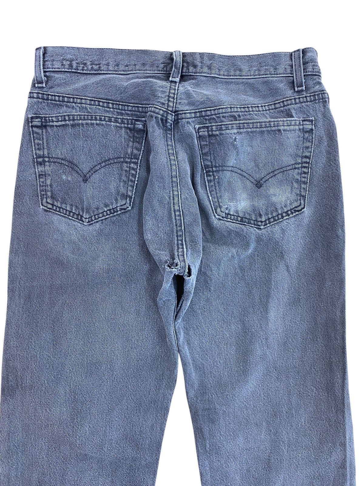 Levi's Levi’s 501 Black Wash Style Loose Jeans Size US 32 / EU 48 - 4 Thumbnail