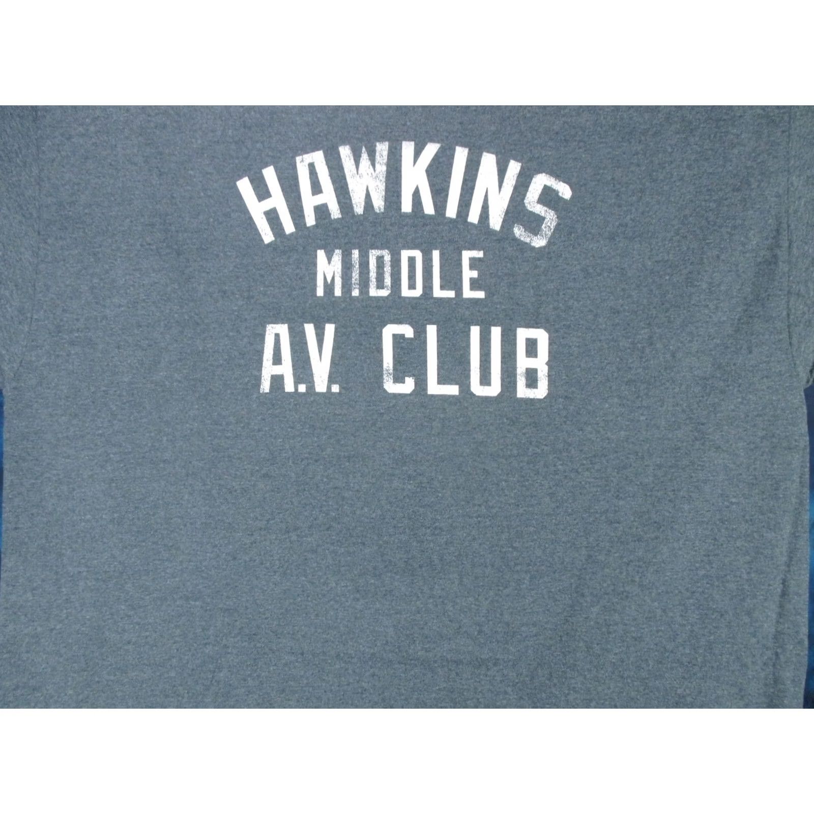 Vintage VINTAGE FRIGHT RAGS STRANGER THINGS Hawkins Middle AV Club T-Shirt 3XL horror sci fi Shirt Men Gray 80s 90s Size US XL / EU 56 / 4 - 7 Thumbnail