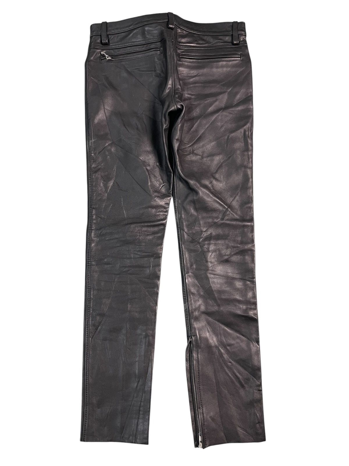 Japanese Brand Leather Wear Genuine Steerhide Pant Size US 31 - 2 Thumbnail