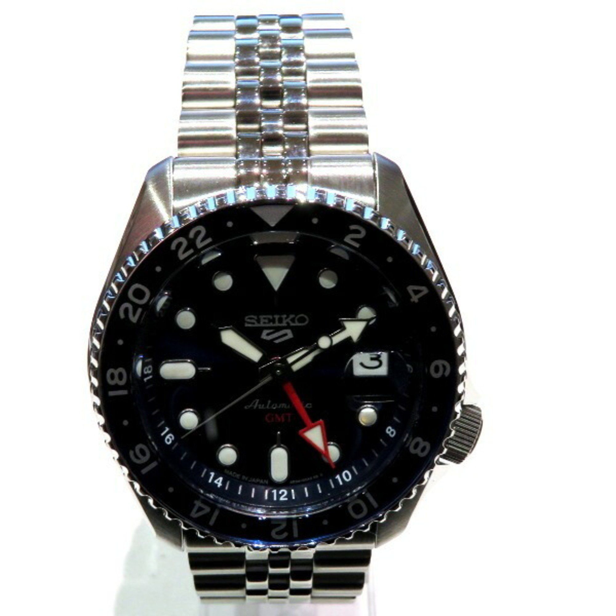 image of Seiko Five Sports Sbsc003 4R34-00A0 Automatic Watch Men's in Blue