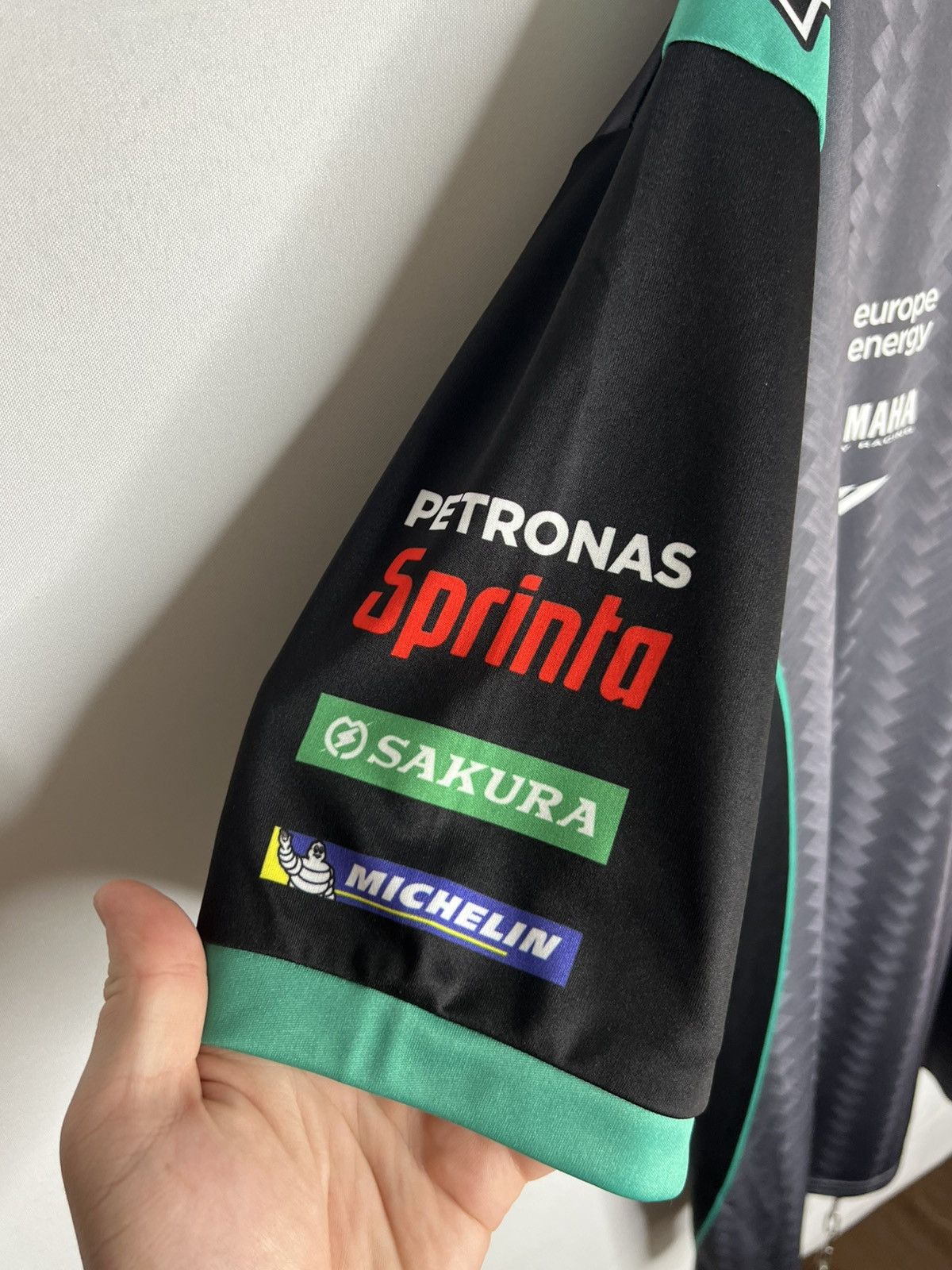 Mercedes-Benz Petronas Yamaha Big Logo Racing Tee T-Shirt F1 Team Sponsors Size US XXL / EU 58 / 5 - 6 Thumbnail