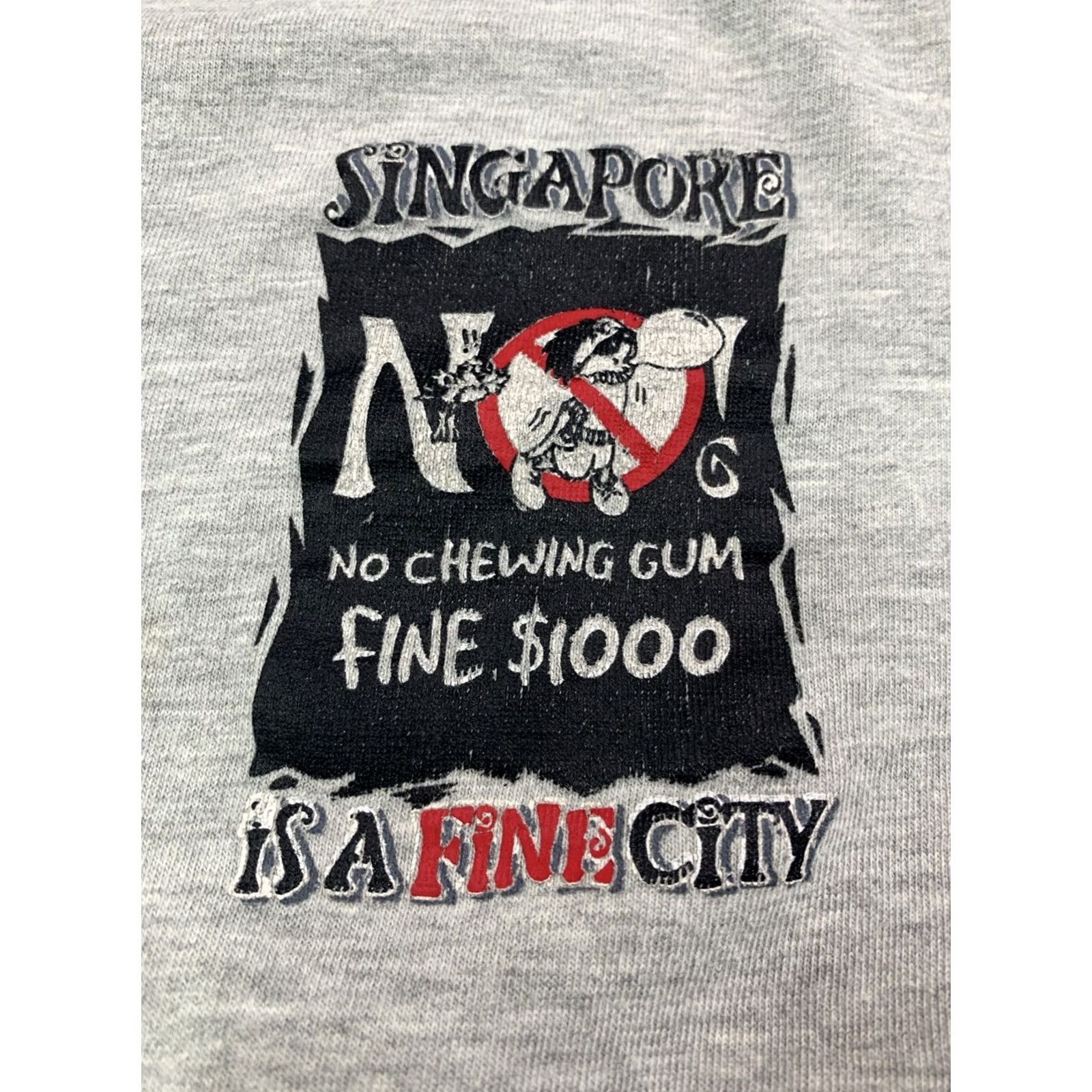 Vintage VINTAGE Guardian Angel Singapore Funny Graphic Print T Shirt Men’s Large 12686 Size US L / EU 52-54 / 3 - 4 Thumbnail