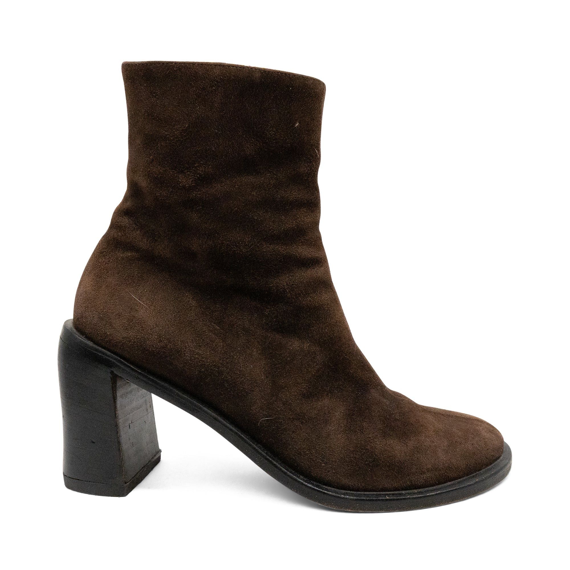 Ann Demeulemeester Ann Demeulemeester Suede Ankle Boots Size US 5 / IT 35 - 1 Thumbnail