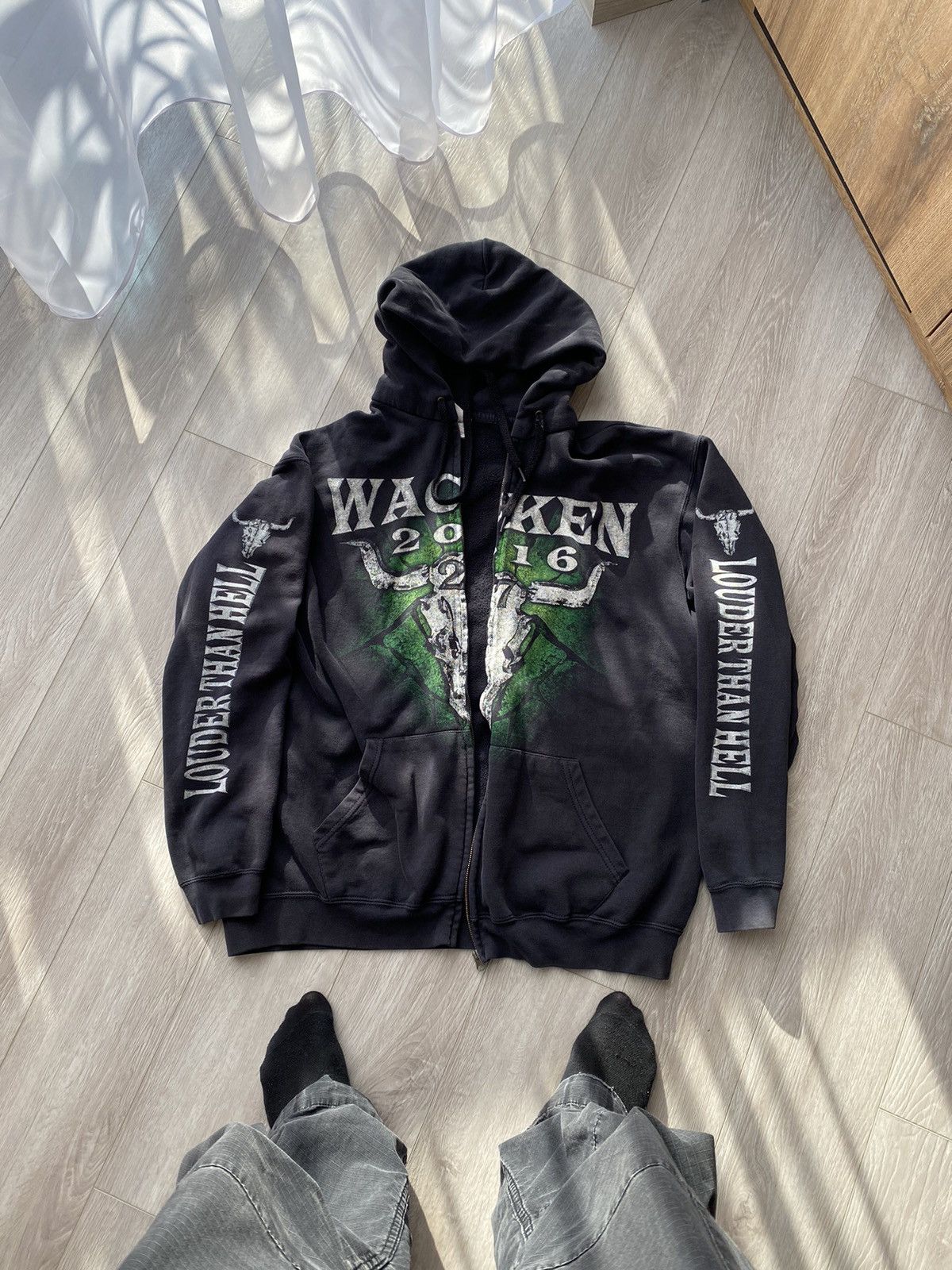 Band Tees × Vintage Wacken vintage band hoodie zip festival music Size US XL / EU 56 / 4 - 1 Thumbnail