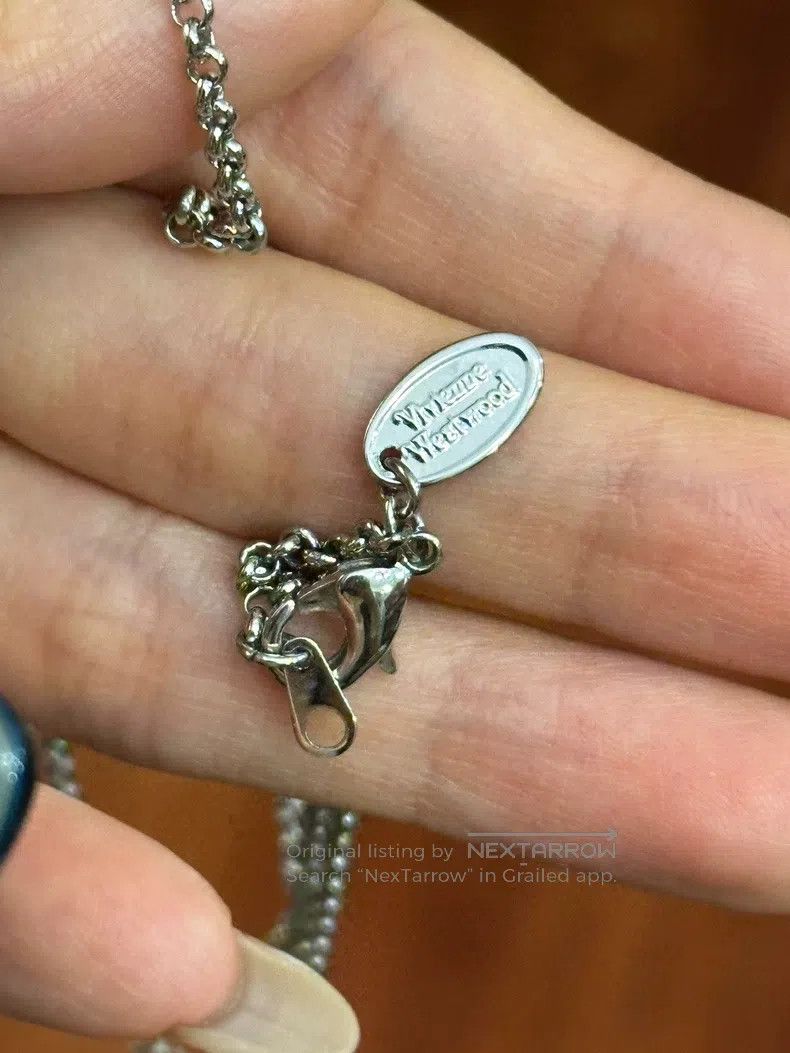 Vivienne Westwood vivienne westwood Acrylic Saturn Necklace Size ONE SIZE - 4 Thumbnail