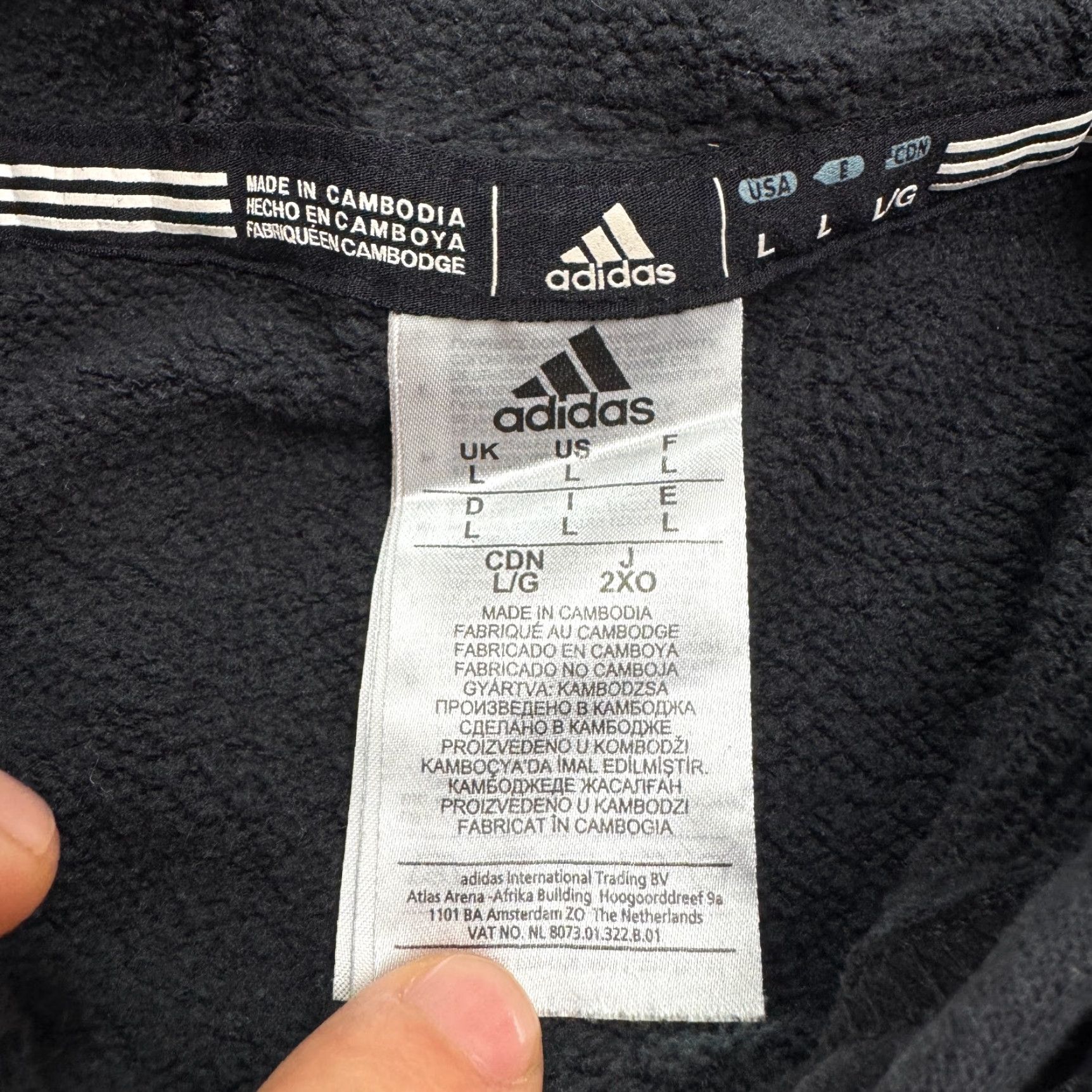 Adidas Adidas Boston NHL Graphic Hoodie Sweatshirt Mens Large Black Fleece Sport Active Size US L / EU 52-54 / 3 - 6 Thumbnail