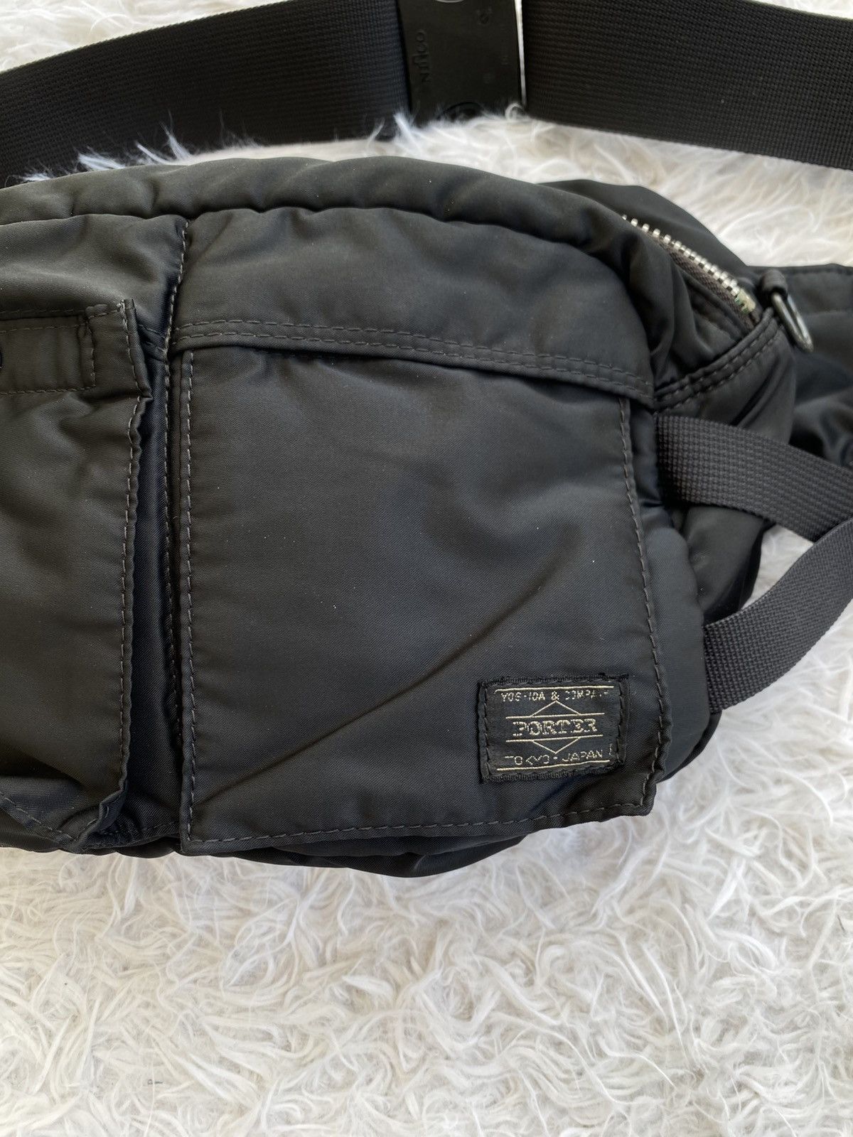 Porter Rare Yoshida PORTER Tanker Nylon Black Waist Bag Size ONE SIZE - 8 Thumbnail