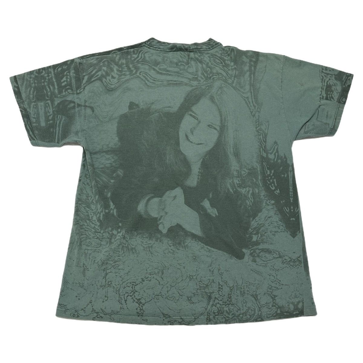 Vintage Vintage 90s Janis Joplin AOP T Shirt Size US XL / EU 56 / 4 - 2 Thumbnail