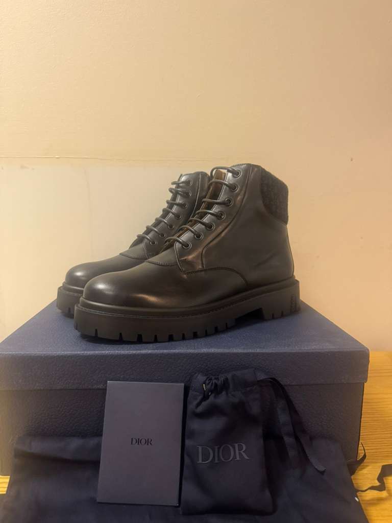 Dior o1rshd1 Oblique jacquard Explorer III Ankle Boot in black 42 Size US 9 / EU 42 - 22 Thumbnail