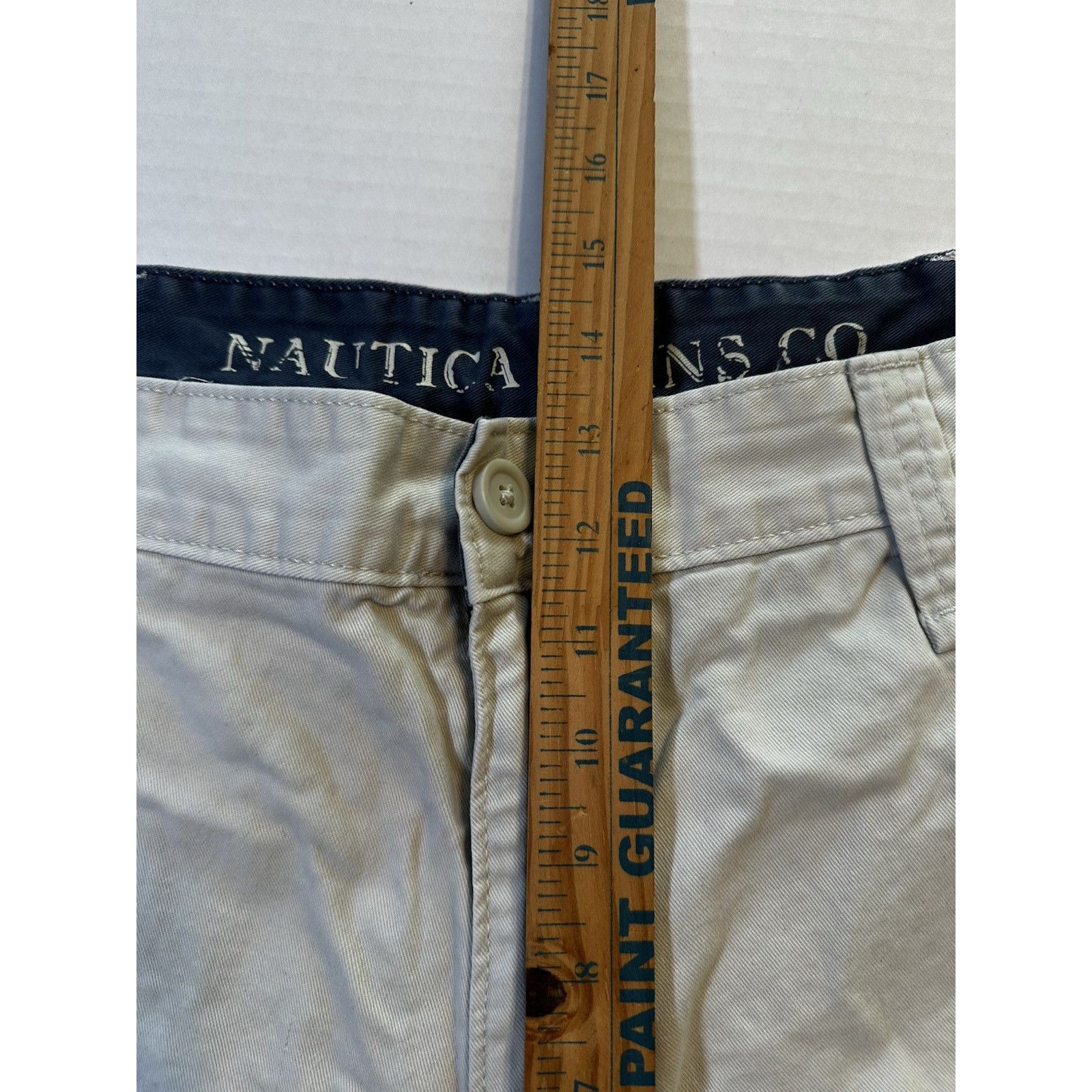 Nautica Nautica Cargo Chino Shorts Cream 36W Pocket Utility Gorpcore Size US 36 / EU 52 - 7 Thumbnail