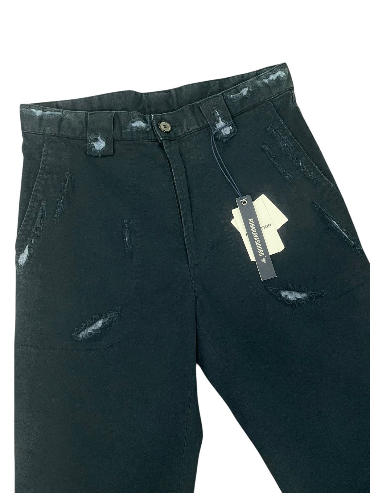 Maison MIHARA YASUHIRO New Fatique Pant Miharayasuhiro Distressed Stretch 1🟦2 j Size US 31 - 1 Thumbnail