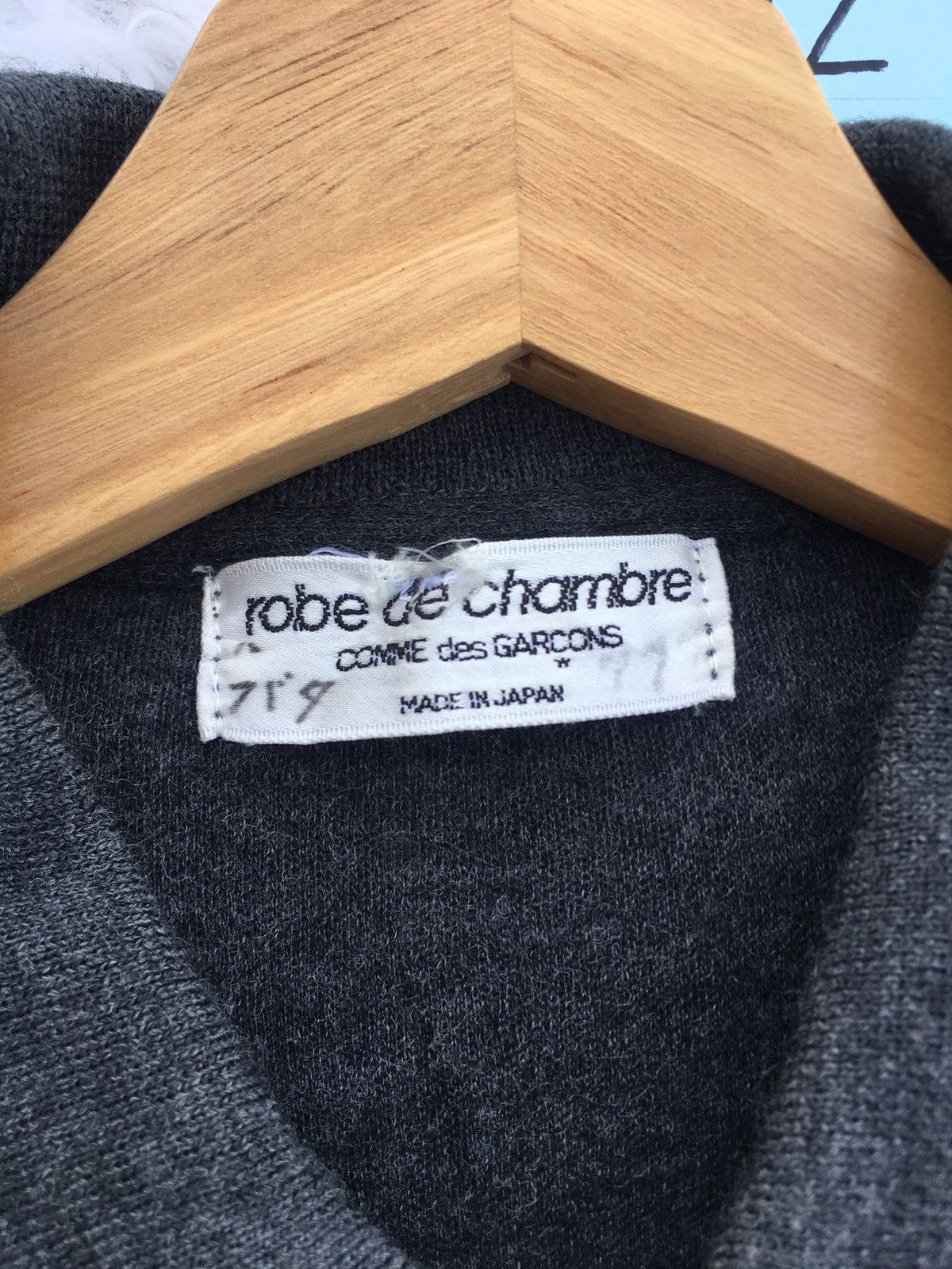 Comme des Garcons Vtg 90s Robe de Chambre Comme des Garcons wool Long sleeve Size US L / EU 52-54 / 3 - 10 Thumbnail