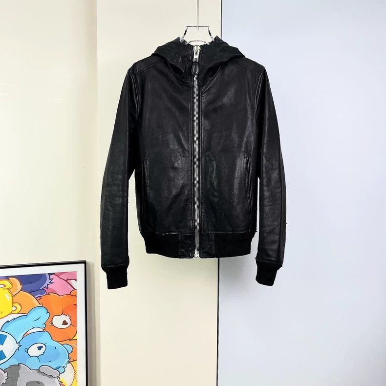 Givenchy Givenchy Size46 Destroyed Leather Jacket (Spring/Autumn) Size US M / EU 48-50 / 2 - 1 Thumbnail