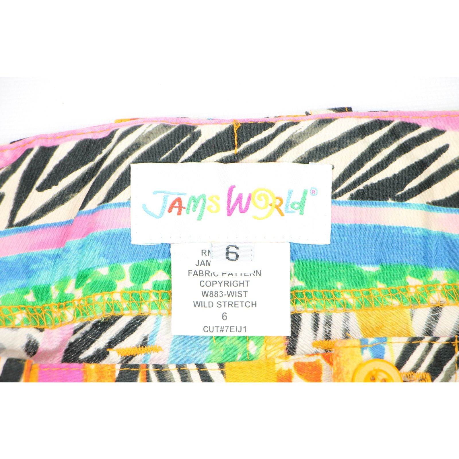 Jams World Vintage Jams World Leopard Zebra Print Neon Hawaiian Shorts Size US 30 / EU 46 - 3 Thumbnail