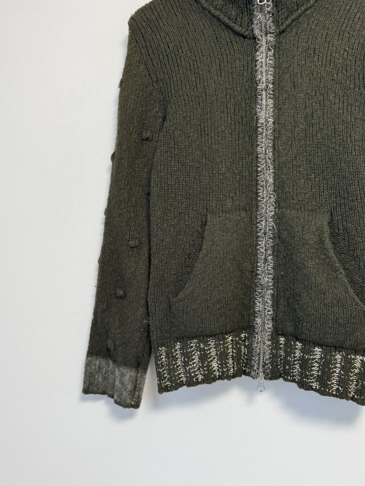 Vintage C.p Company Vintage Zip Hoodie Sweater Knitted Size M / US 6-8 / IT 42-44 - 3 Thumbnail