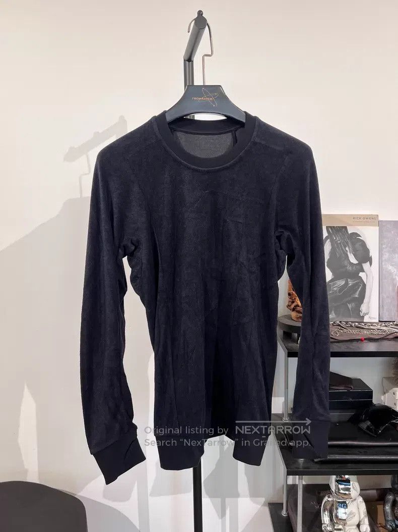 Boris Bidjan Saberi Boris Bidjan Saberi Long Sleeve Terry Hoodie| Size US XS / EU 42 / 0 - 2 Thumbnail