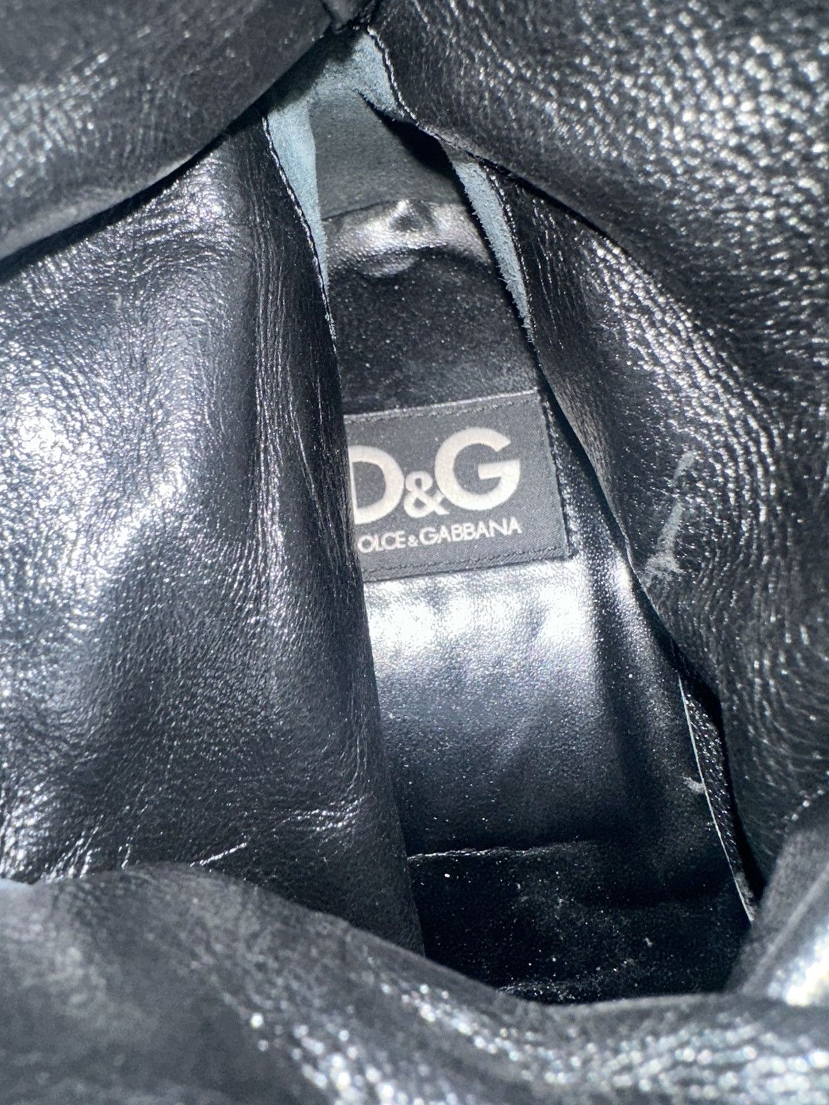 Dolce & Gabbana 00’s Dolce & Gabbana Black Hybrid Zip Boots Size US 9 / EU 42 - 17 Thumbnail