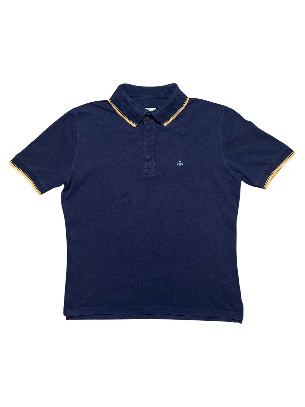 Designer × Vivienne Westwood Vivienne Westwood Polo Shirt Embroidered Logo Size US XL / EU 56 / 4 - 1 Thumbnail