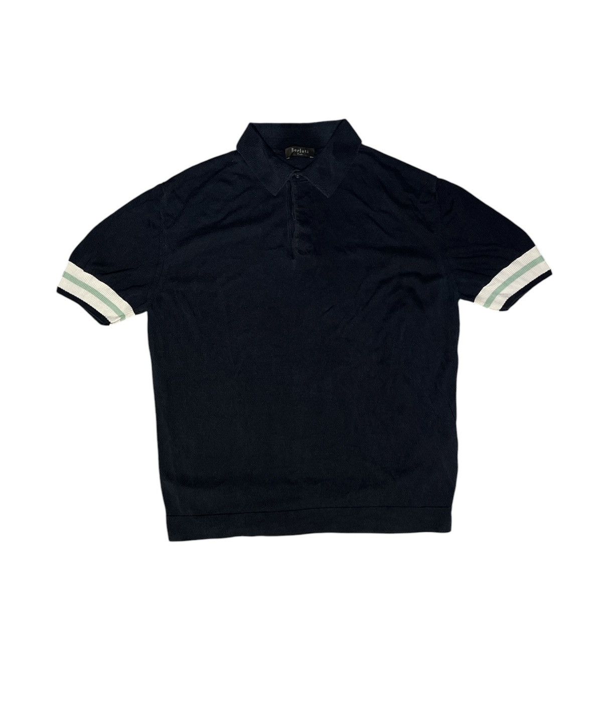 Berluti Berluti Paris Mulberry Silk Polo Shirt Size US S / EU 44-46 / 1 - 1 Thumbnail
