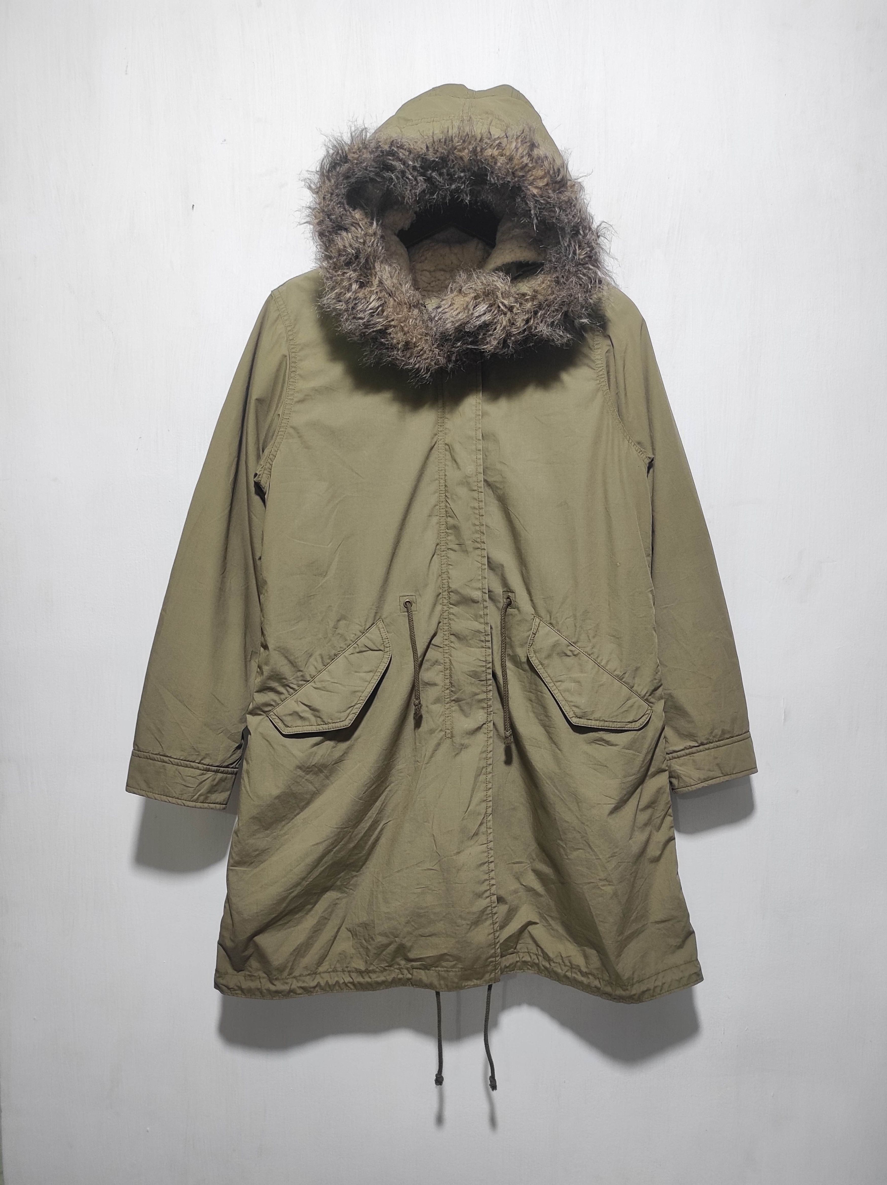 Uniqlo Uniqlo Parka Fur Hoodie Jacket i6w9 style Size US M / EU 48-50 / 2 - 1 Thumbnail