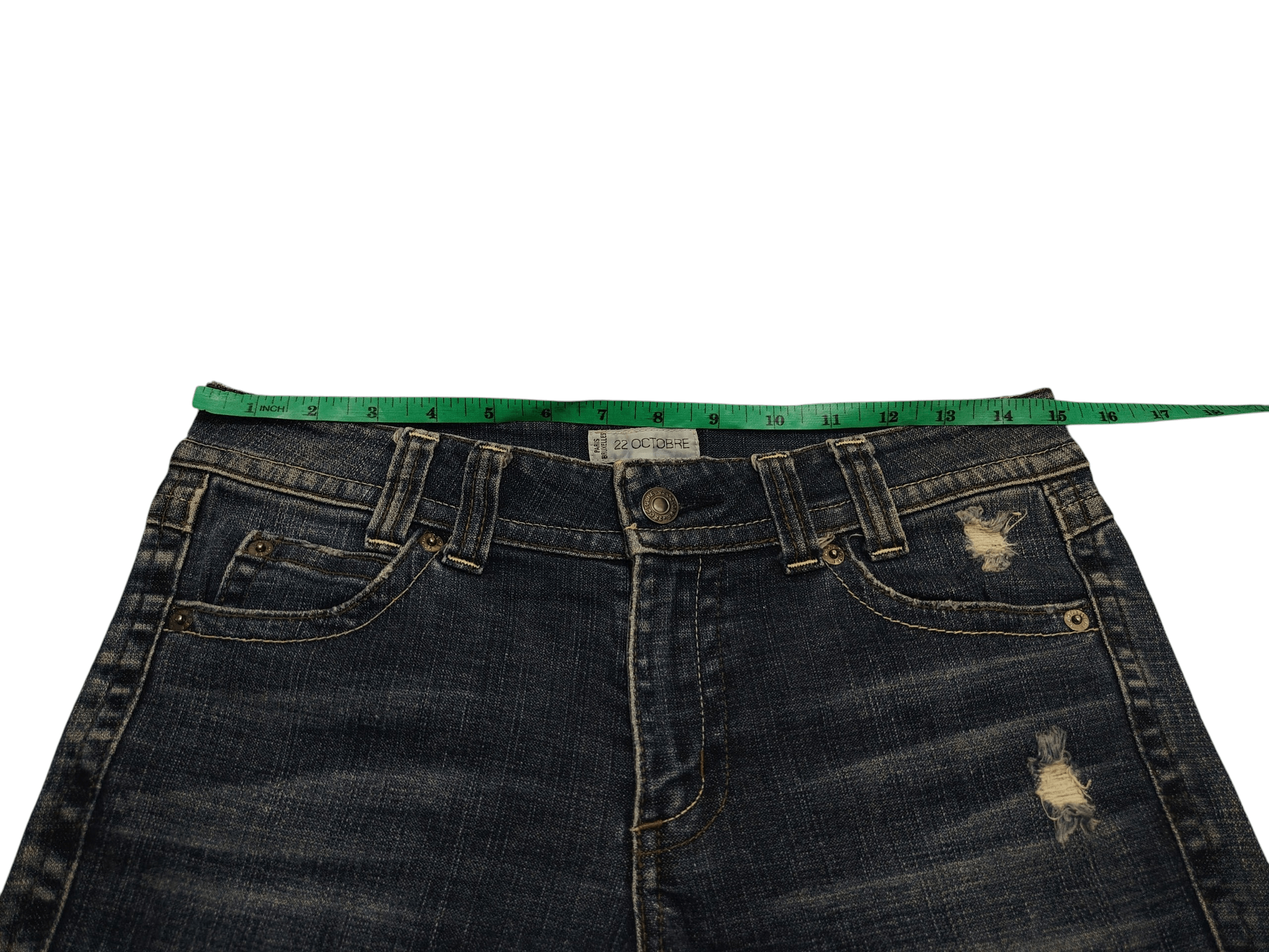 Le Grande Bleu (L.G.B.) Japanese 22 octobre Flared Jeans Bootcut Size 30" / US 8 / IT 44 - 16 Thumbnail