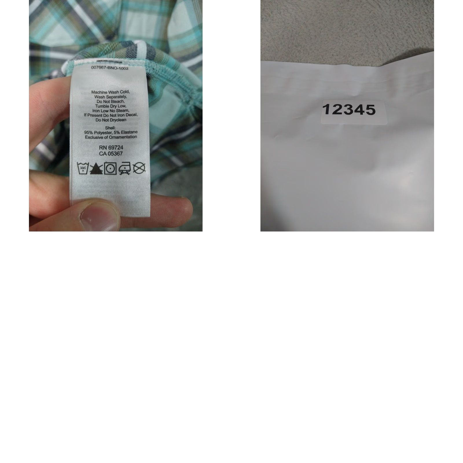 Mountain Hardwear Mountain Hardwear Shirt Womens Large Blue Plaid Flannel Long Sleeve Button Up Size L / US 10 / IT 46 - 8 Thumbnail