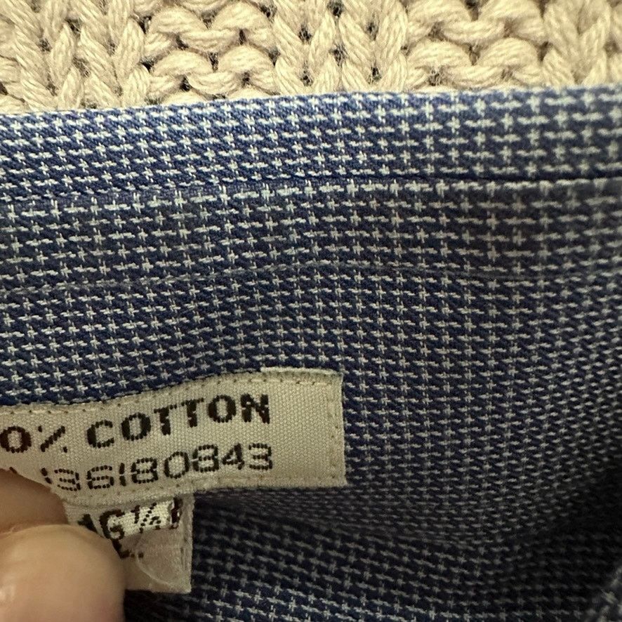 Salvatore Ferragamo Ferragamo blue textured long sleeve button down size L Size US L / EU 52-54 / 3 - 7 Thumbnail
