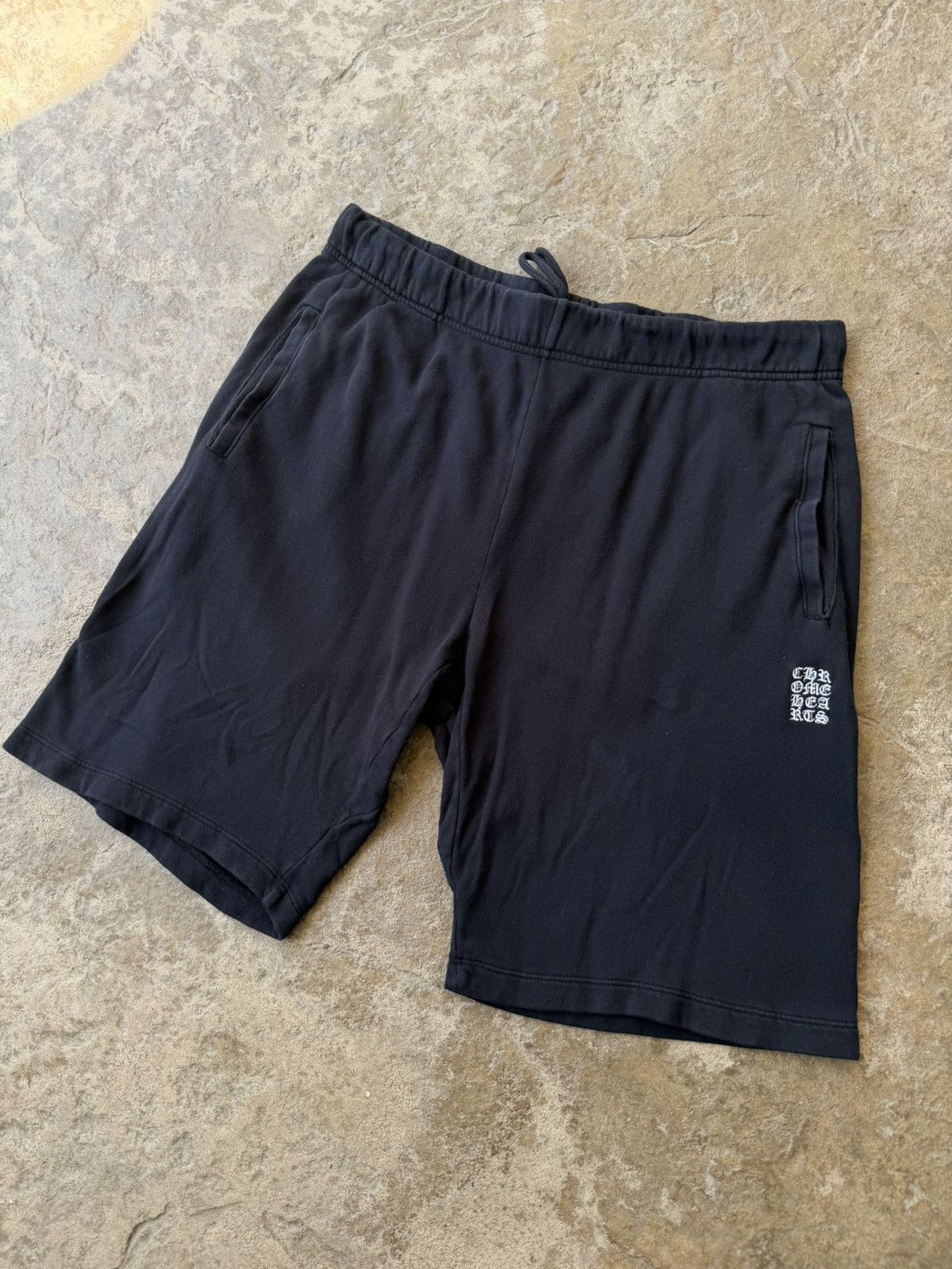 Chrome Hearts Chrome hearts sweatshorts black medium | Grailed