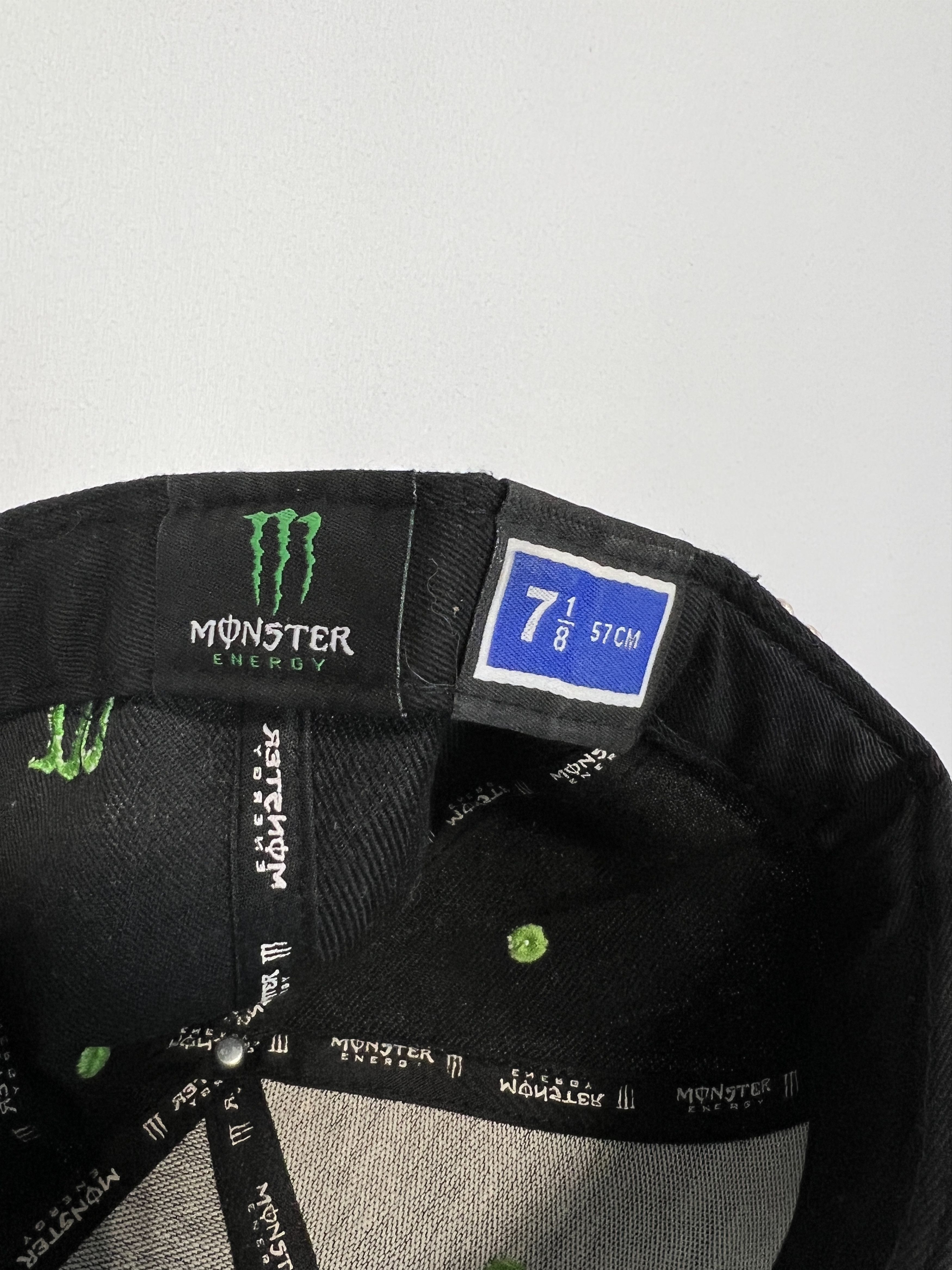 Vintage Monster Energy Hat Cap Black Motocross Racing Big Logo Rare Size ONE SIZE - 7 Thumbnail